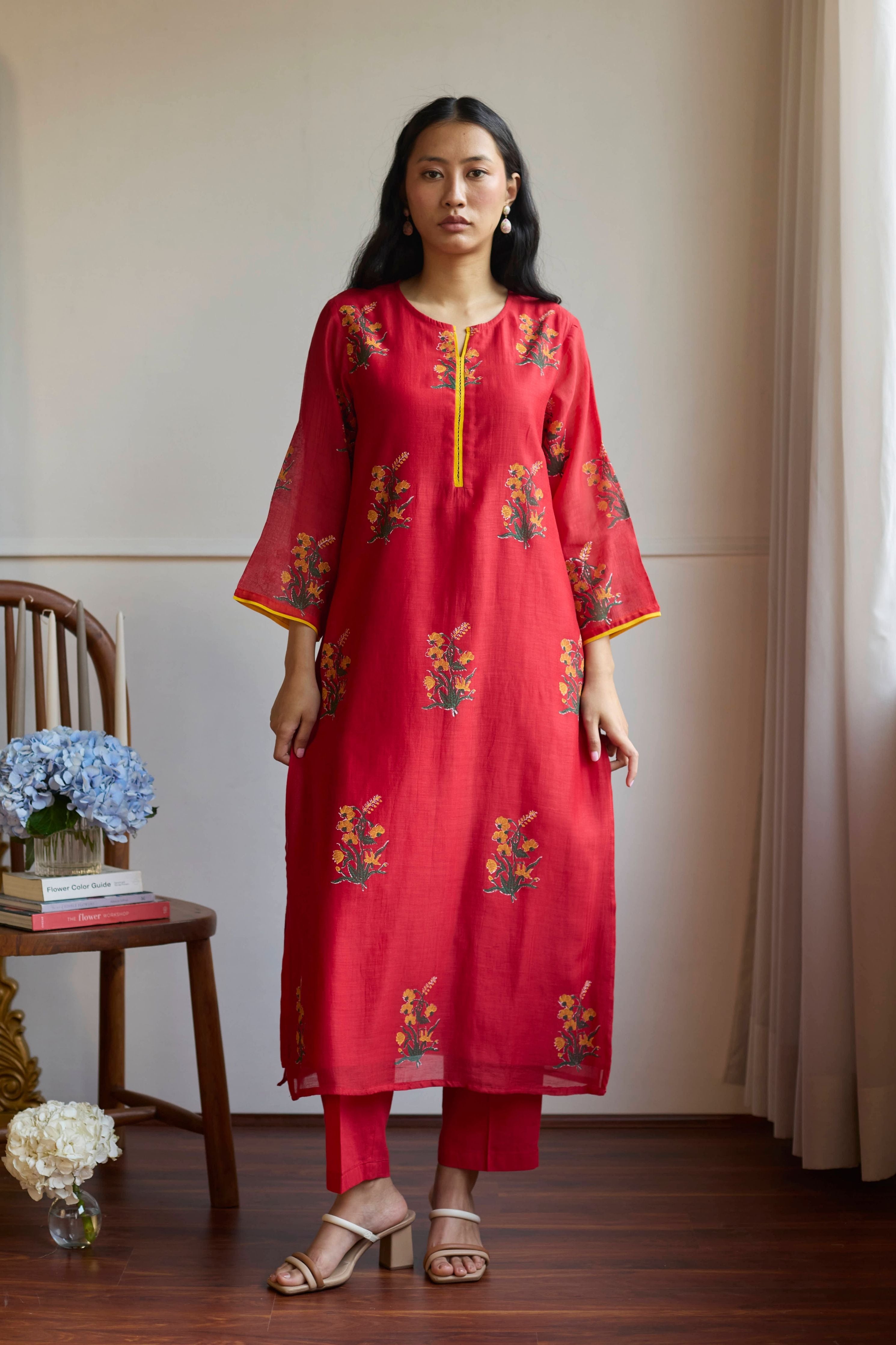 Scarlet Kurta Set