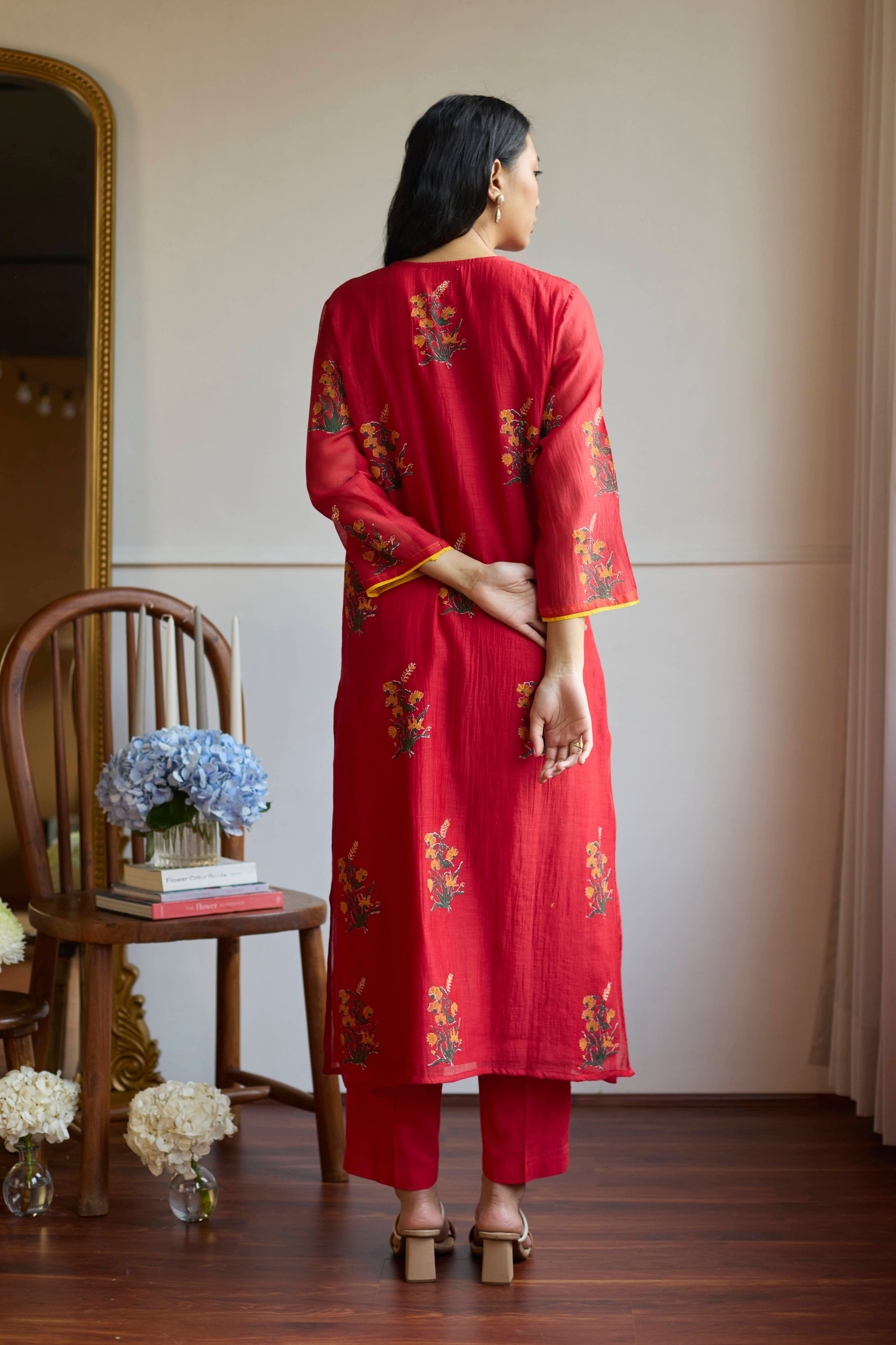 Scarlet Kurta Set