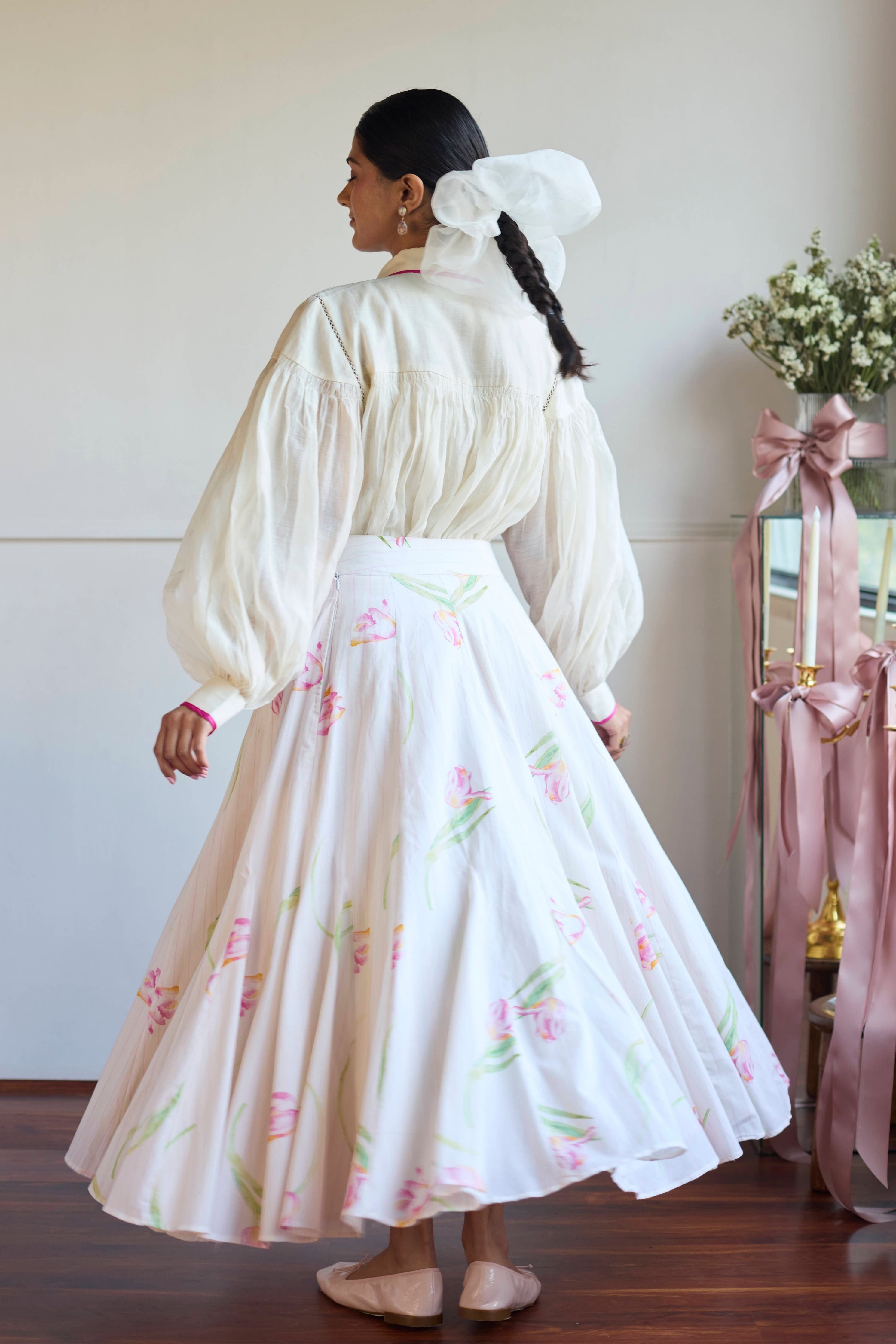 Tulip Ivory Skirt