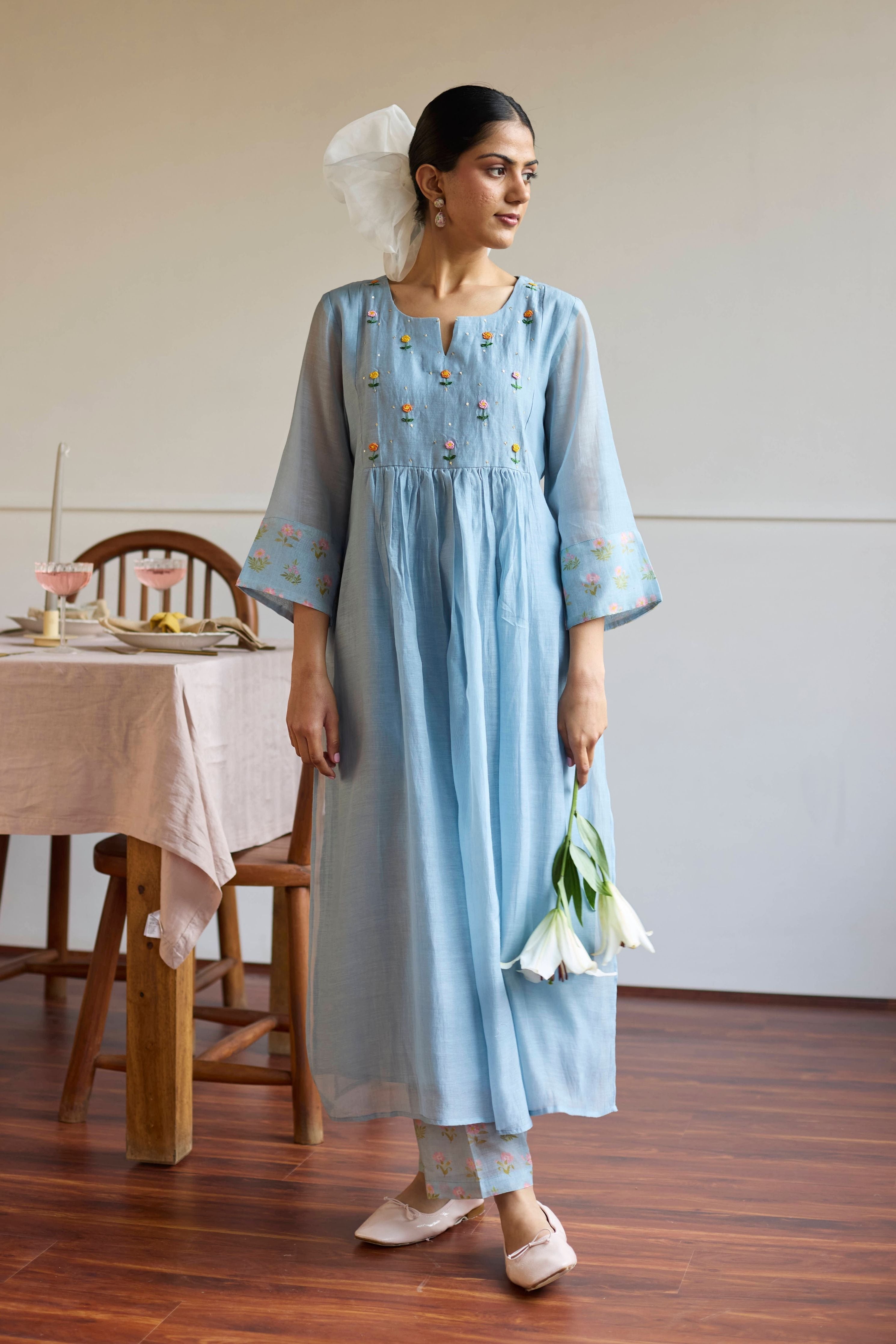 Powder Blue Florette Set