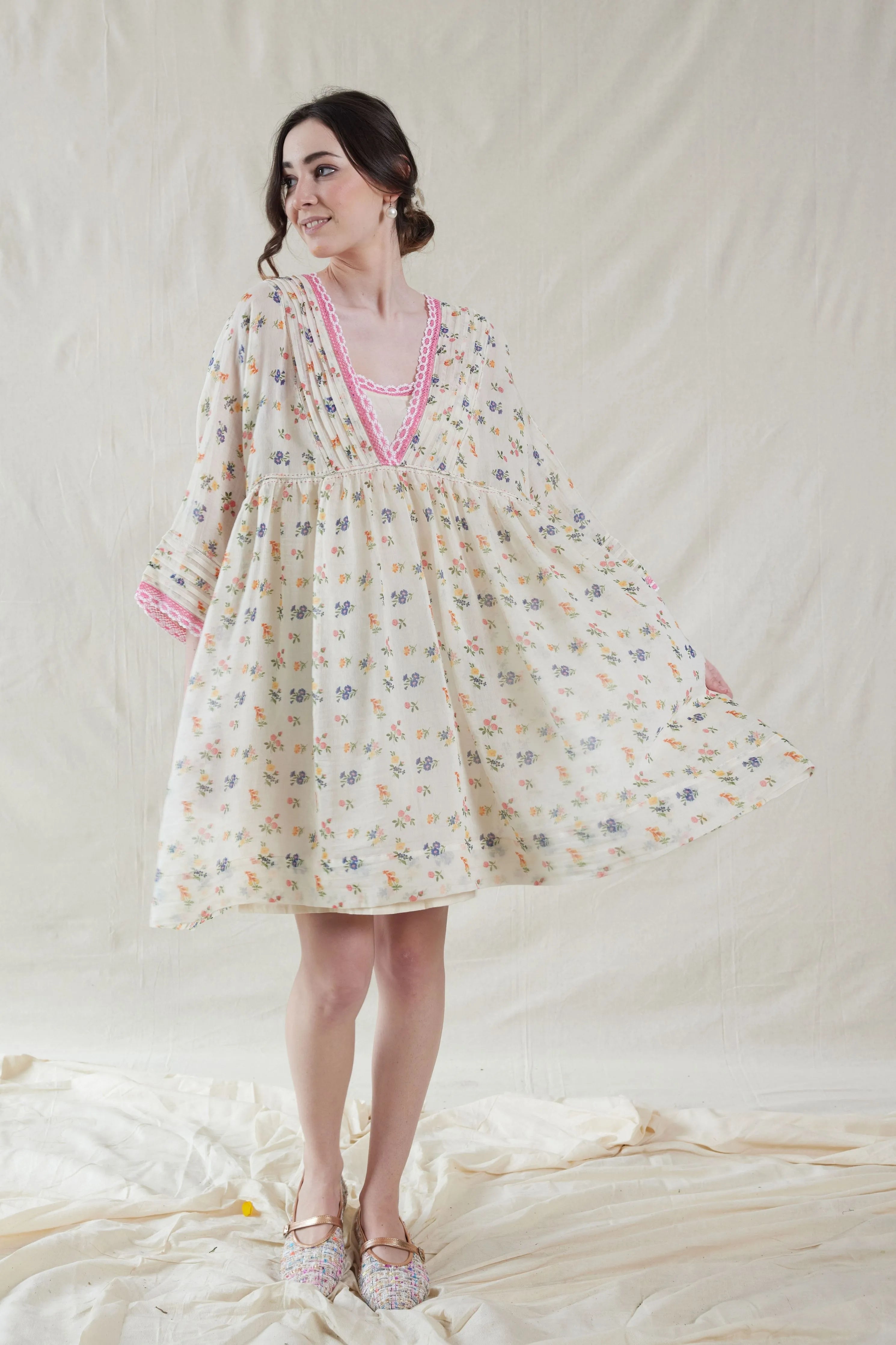 Hand Woven Cotton Silk Dress