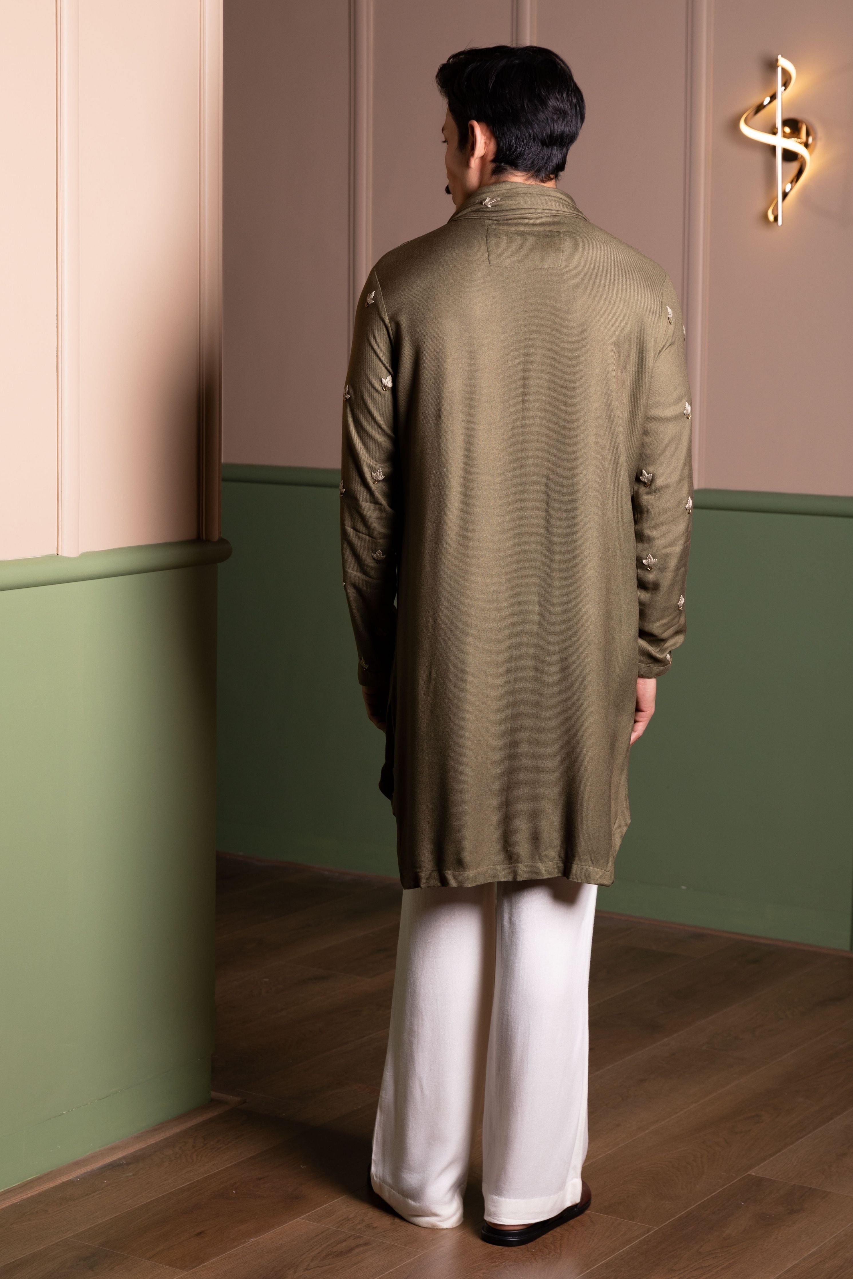 Lotus Kurta with Stole Set