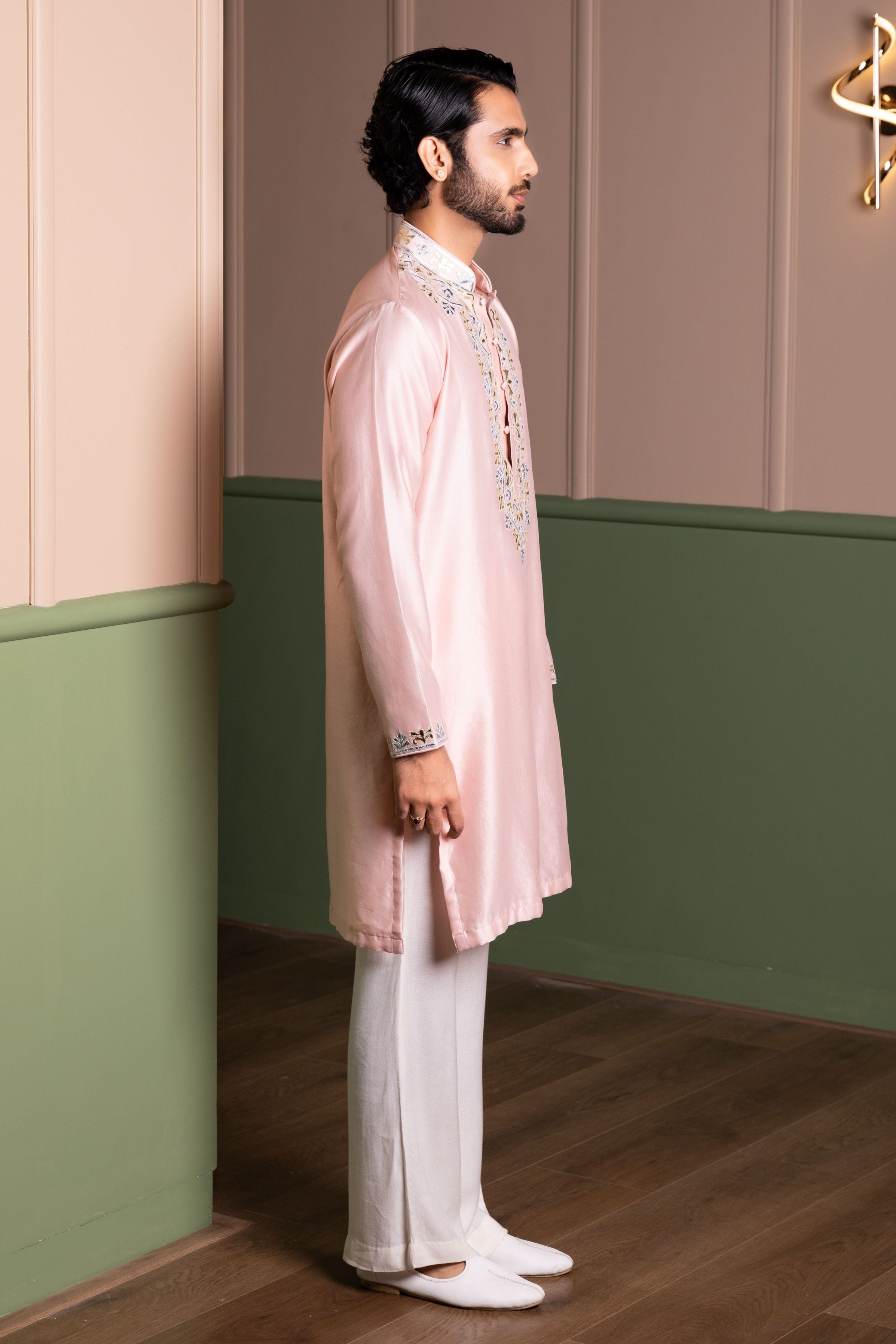 Royal Leather Kurta Set