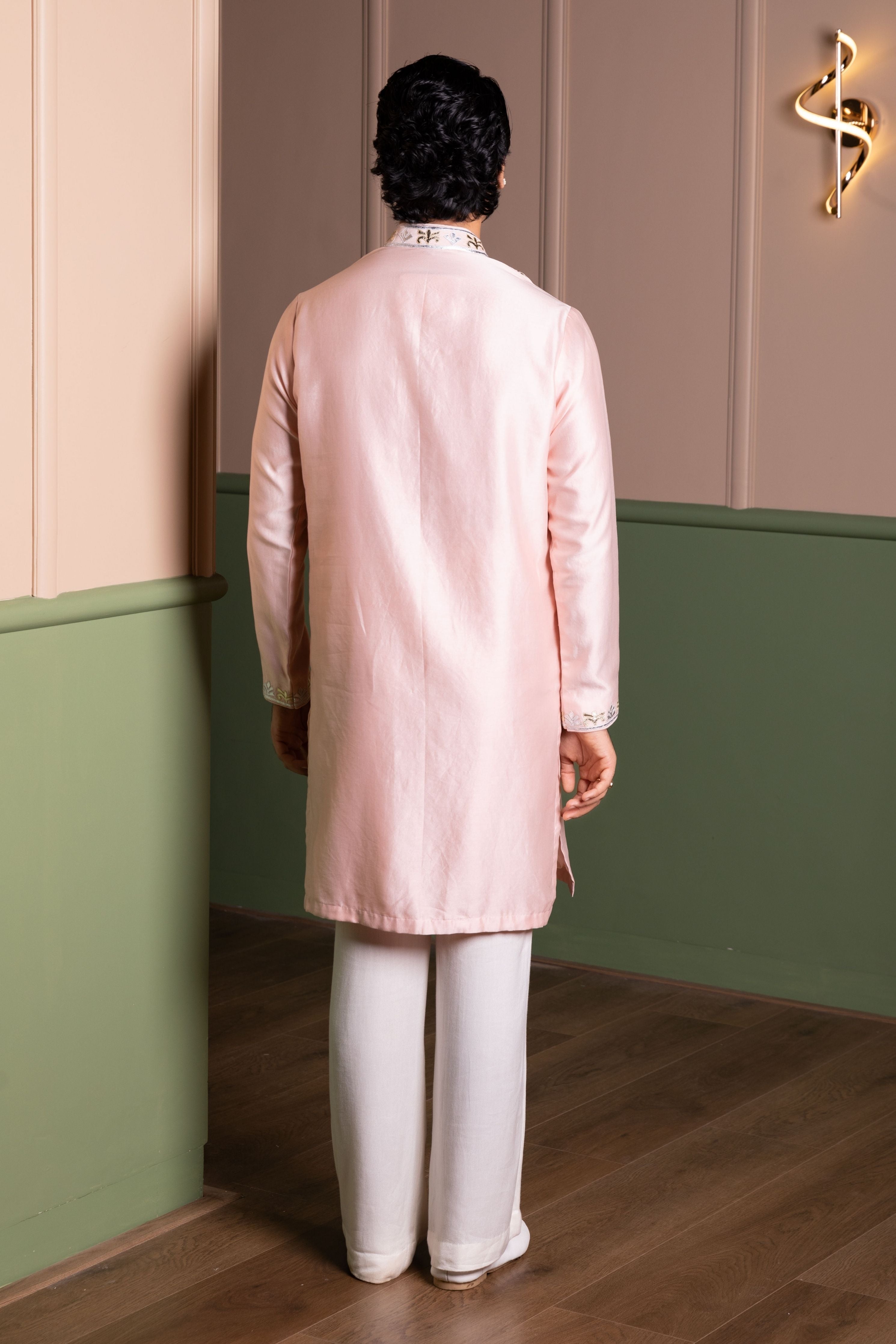 Royal Leather Kurta Set