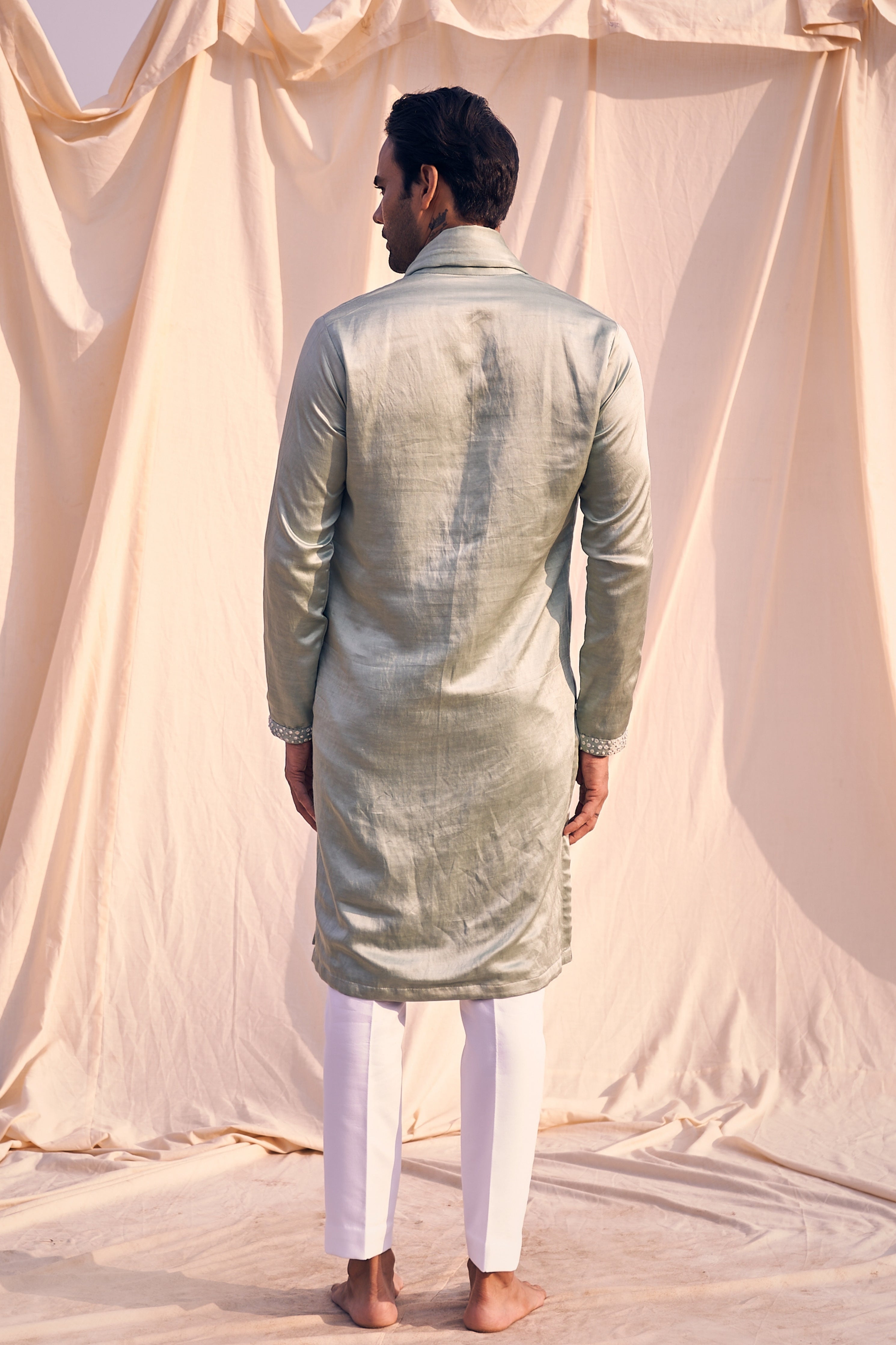 Mirror Tussels Kurta Set