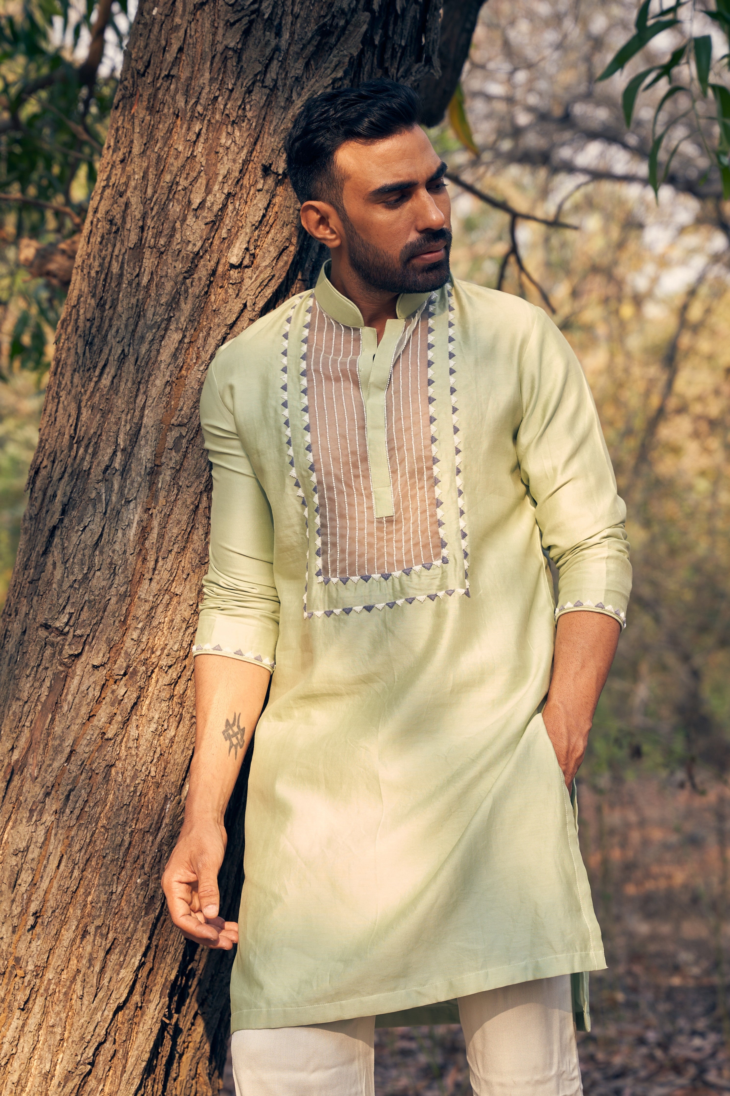 Sheer Kurta Set