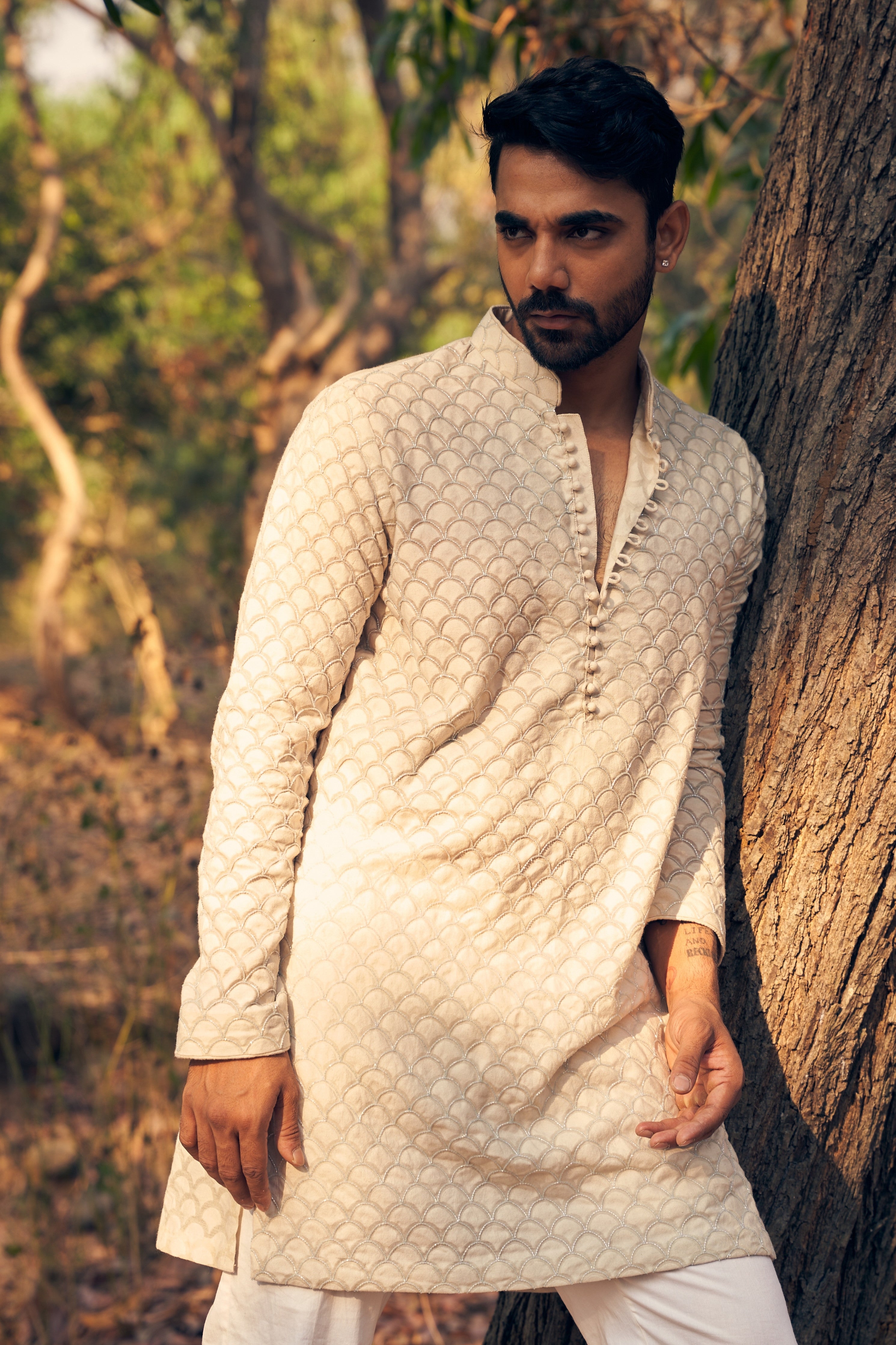 Scallop Kurta Set