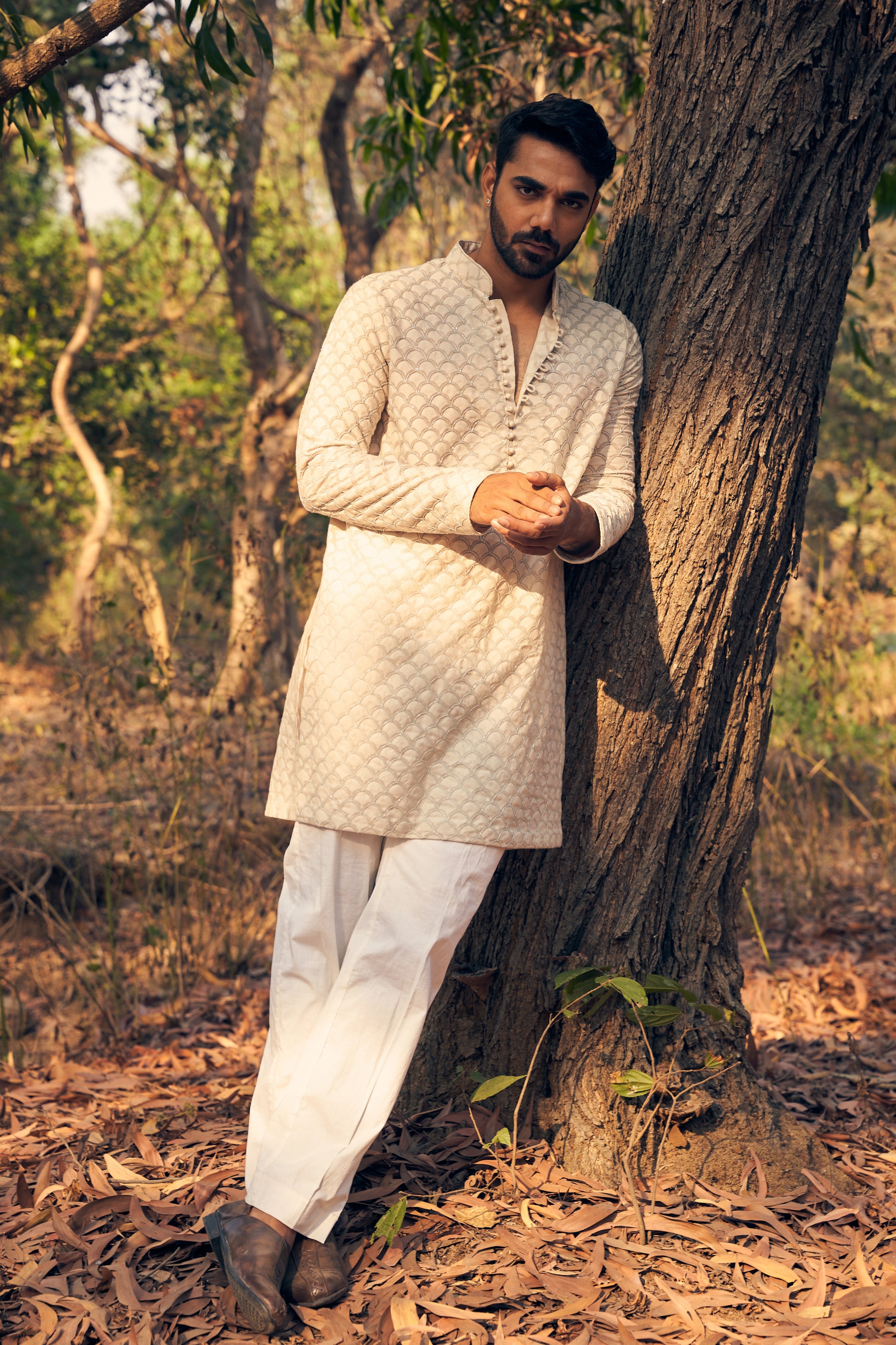 Scallop Kurta Set