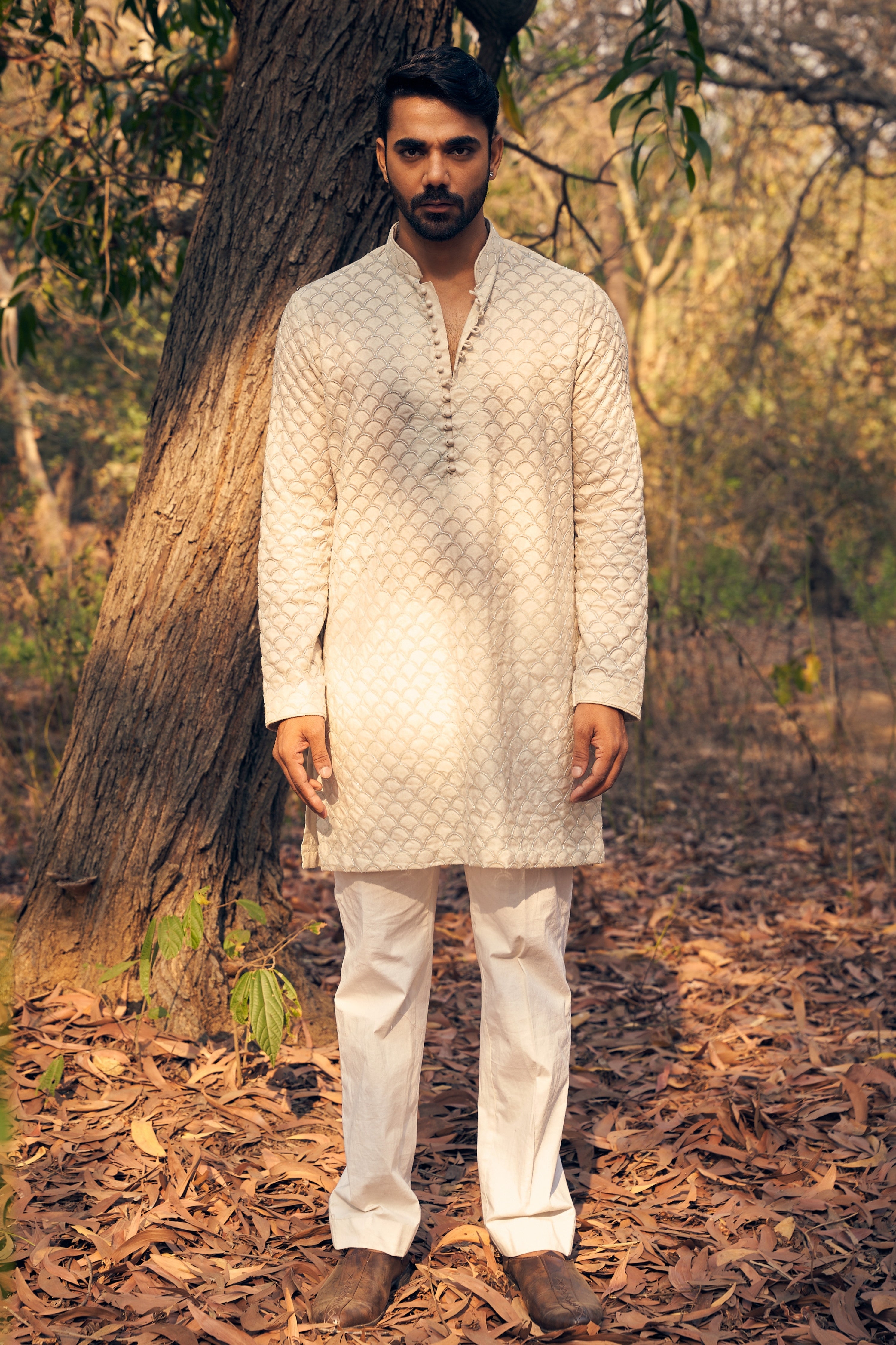 Scallop Kurta Set