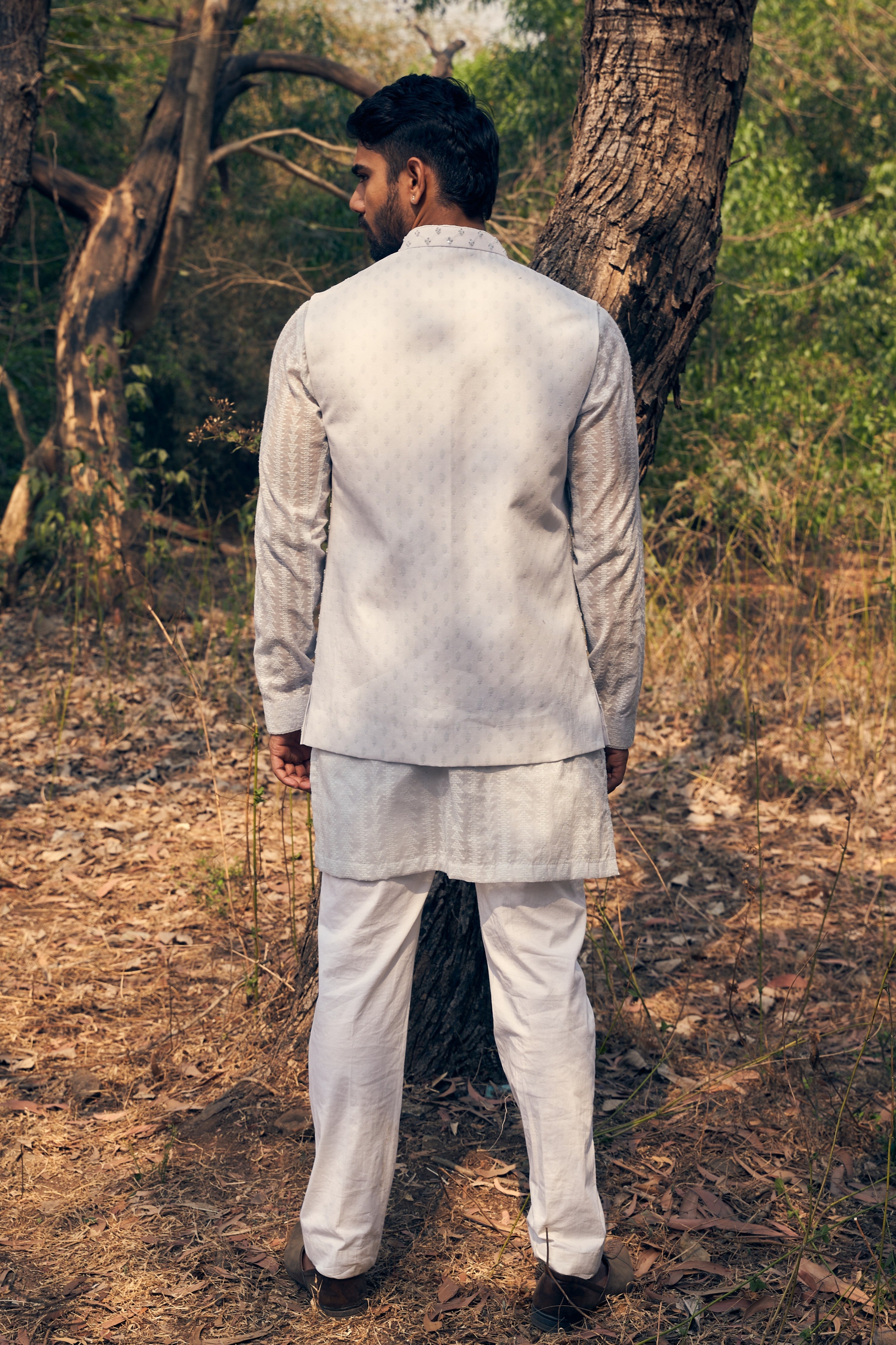 French Knot Kurta Bandi Set