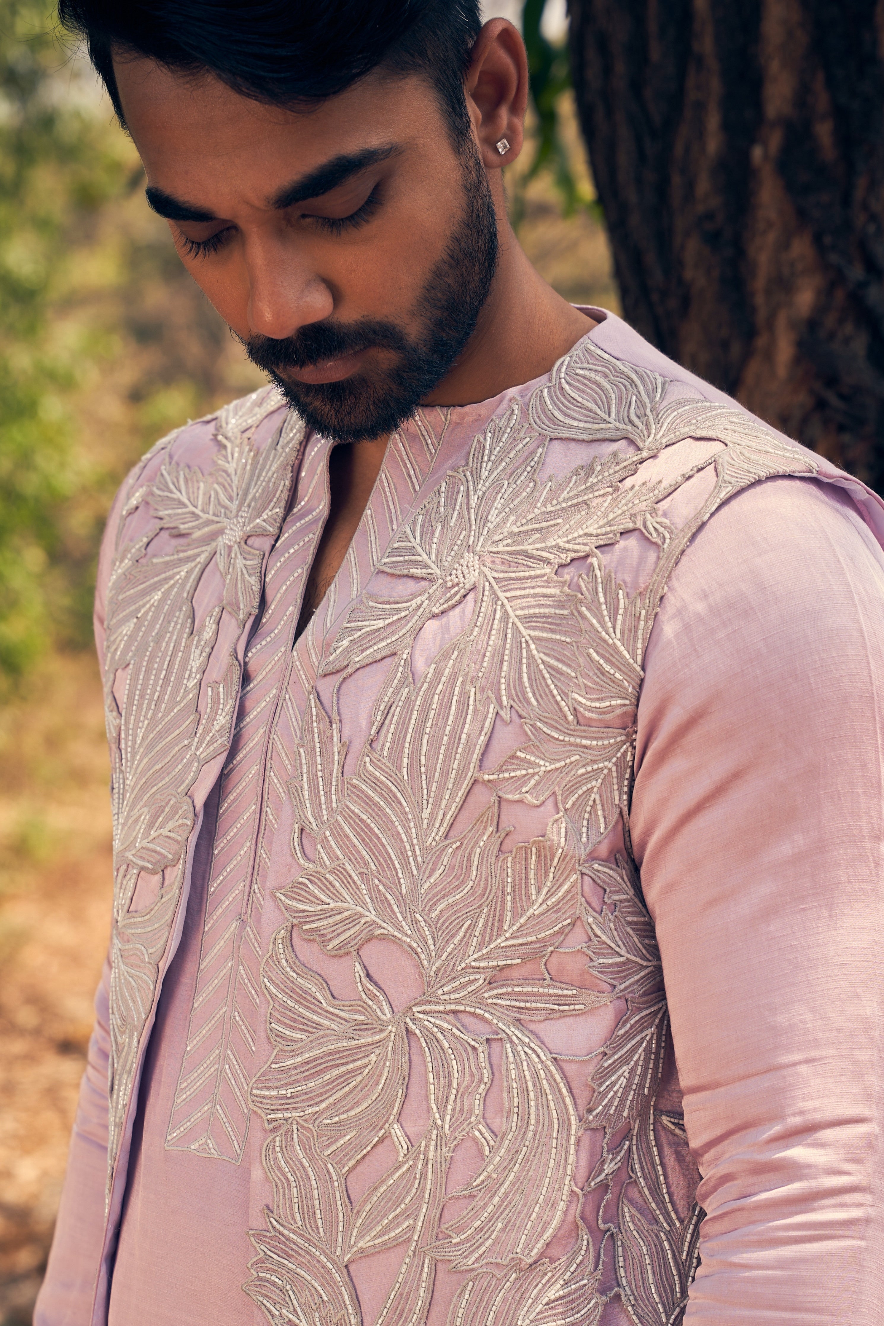 Cutwork Kurta Bandi Set