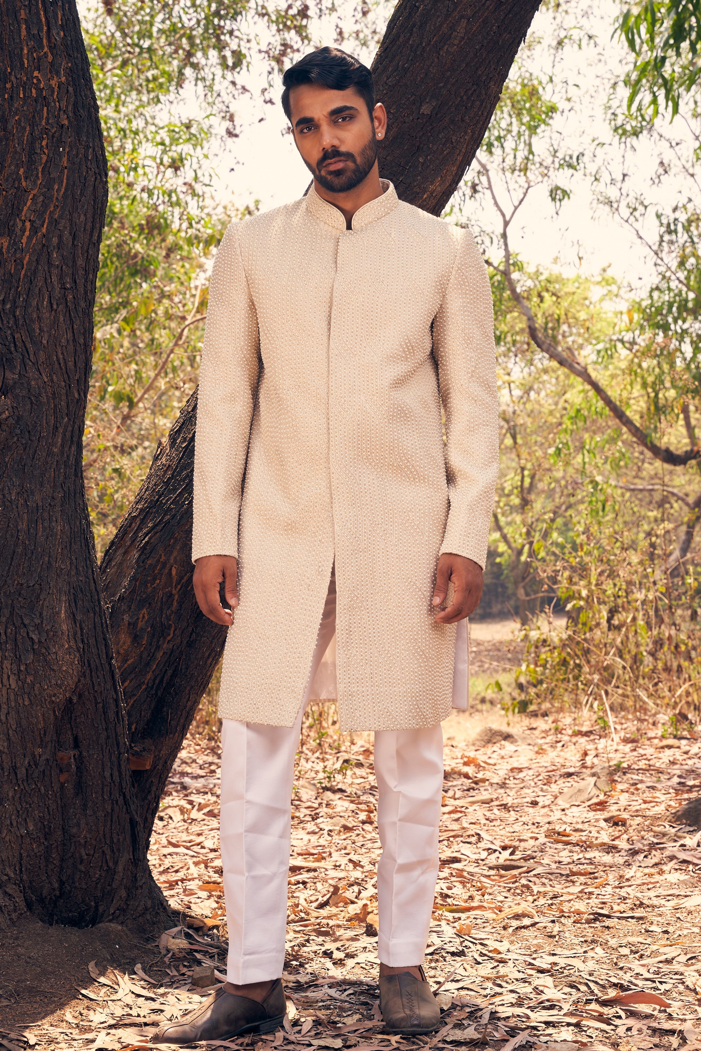 Art Deco Sherwani Set