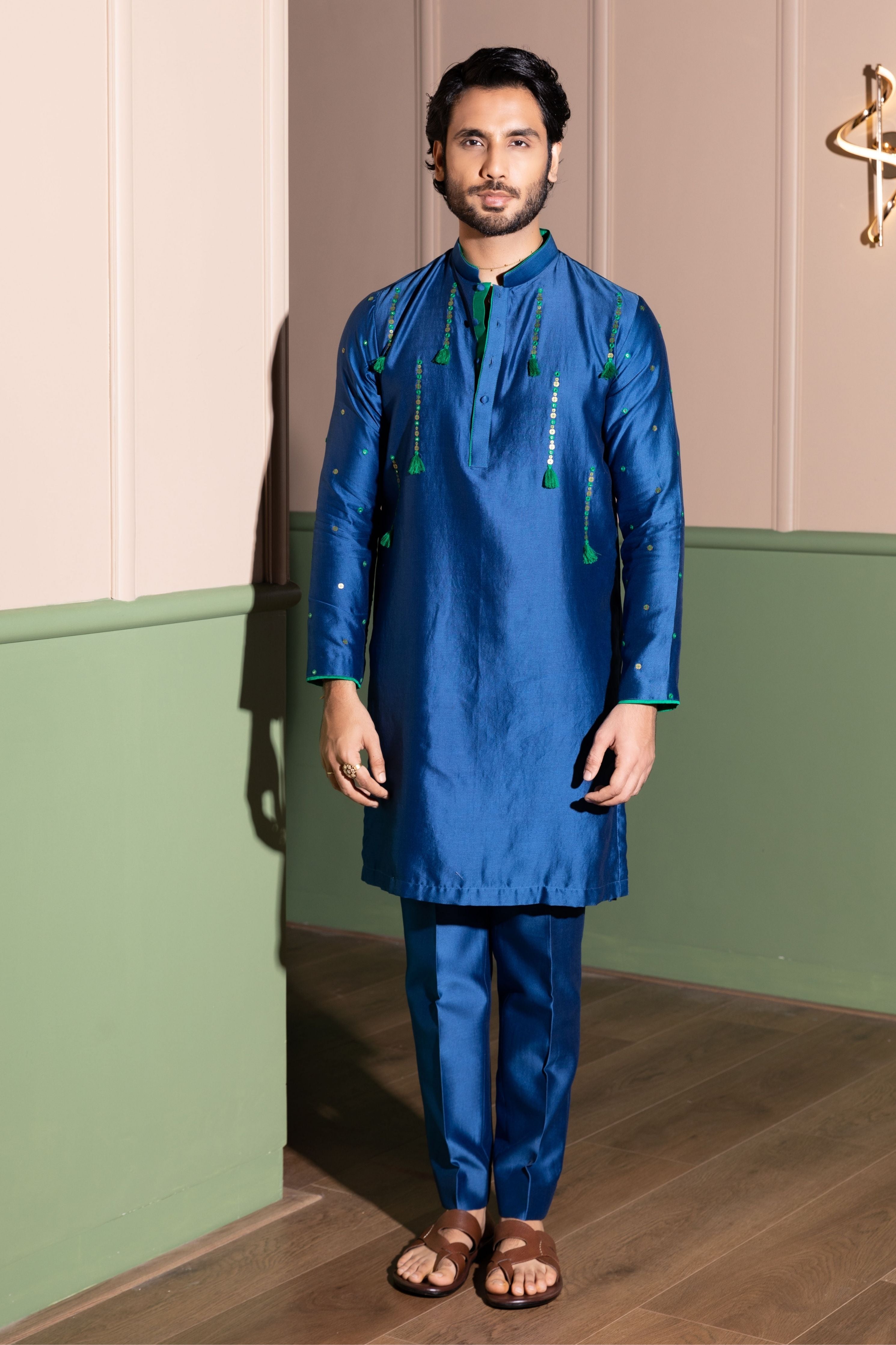 Tassle Drop Kurta Set