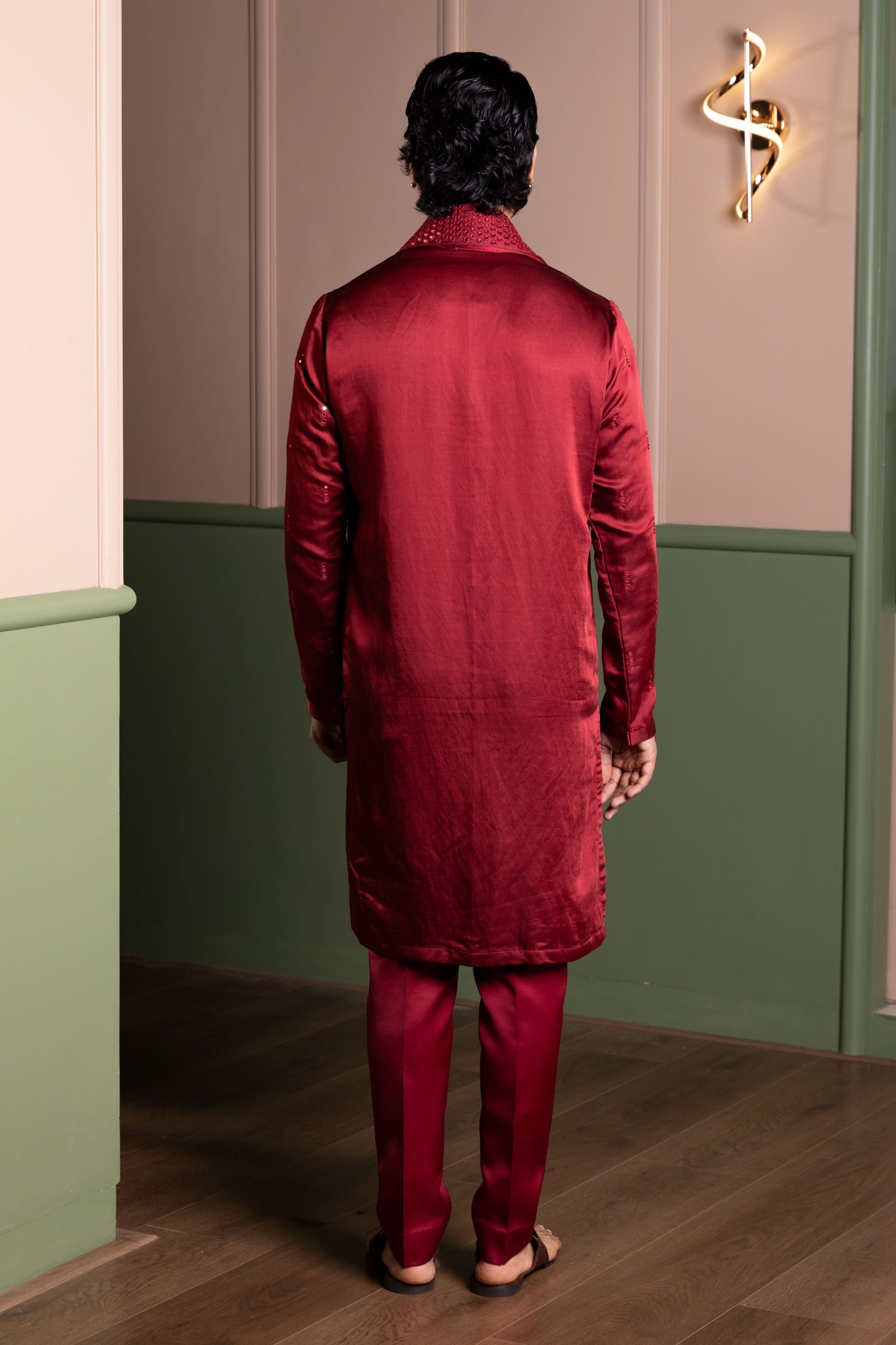 Mirror Frenzy Kurta Stole Set