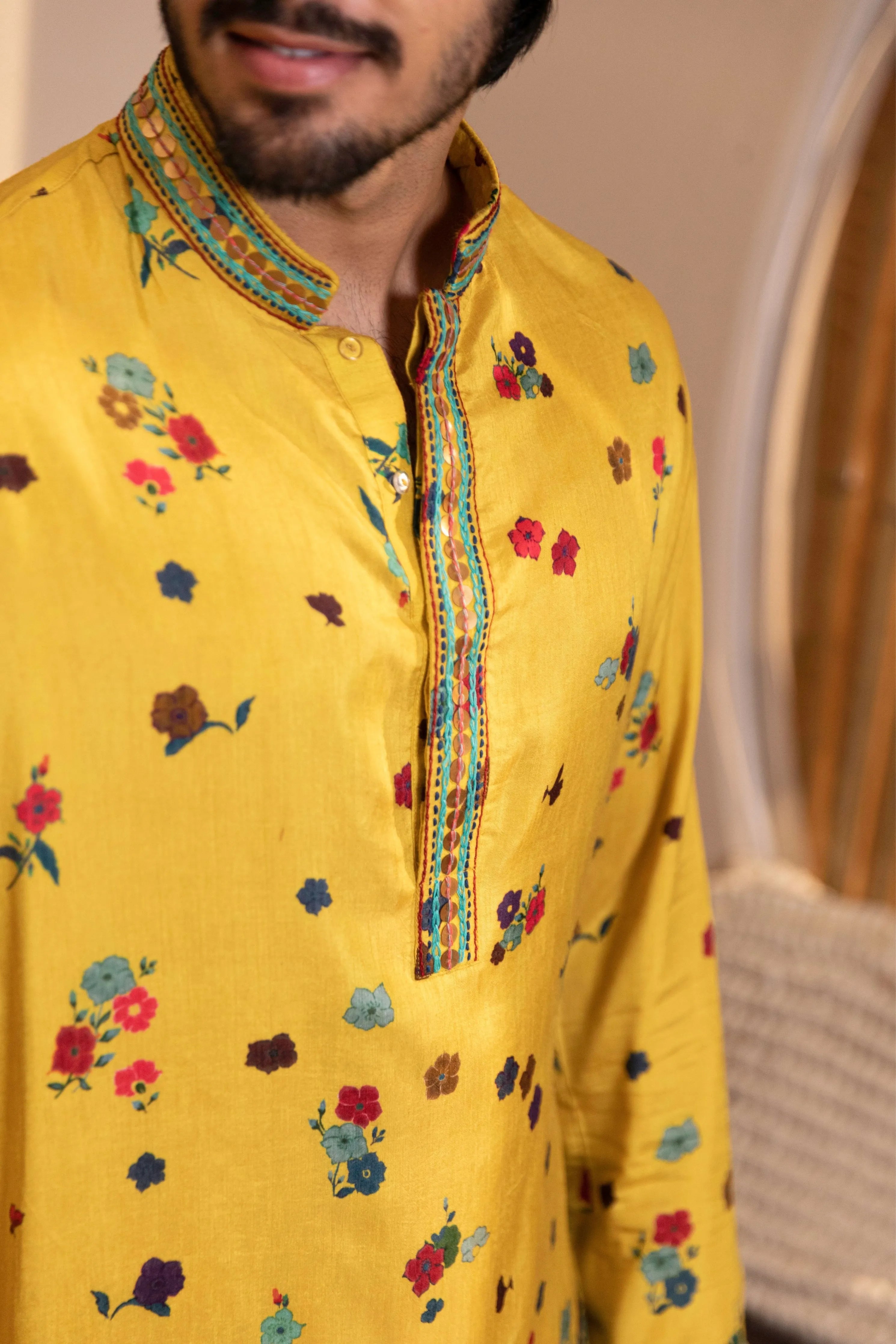 Daaman Print Kurta Set