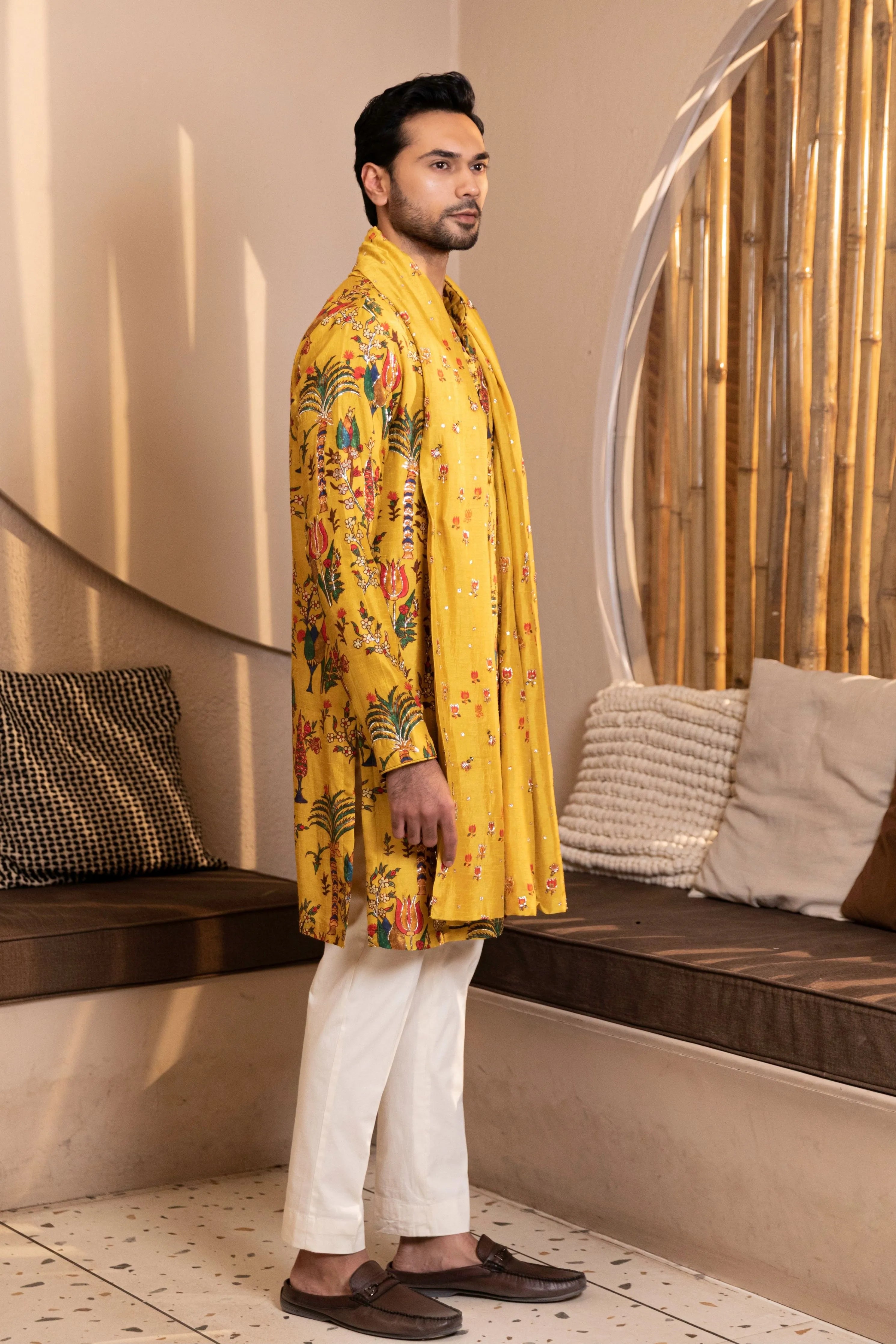 Tree of Life Kurta Stole Set