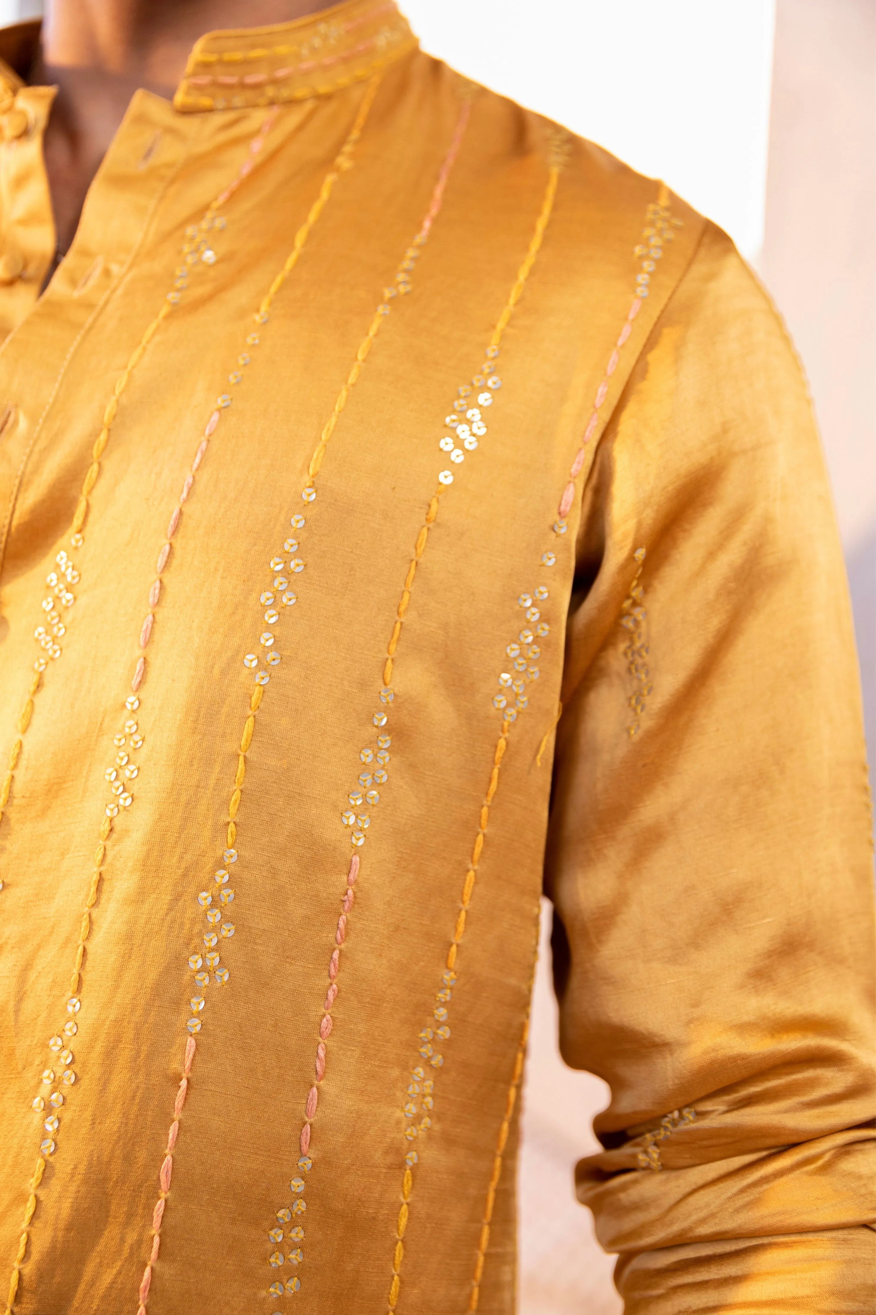 Sequin Rainfall Kurta Set