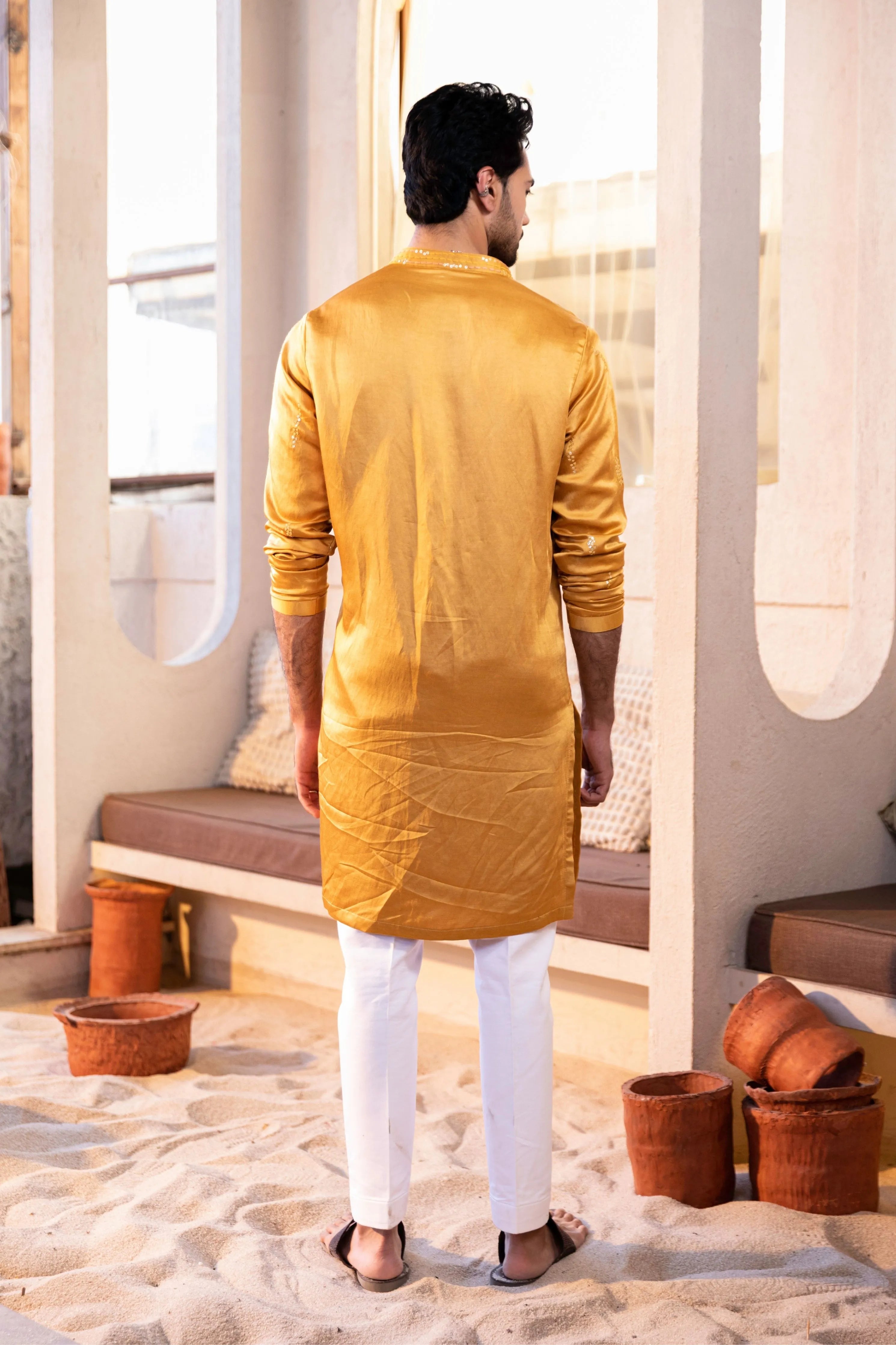 Sequin Rainfall Kurta Set