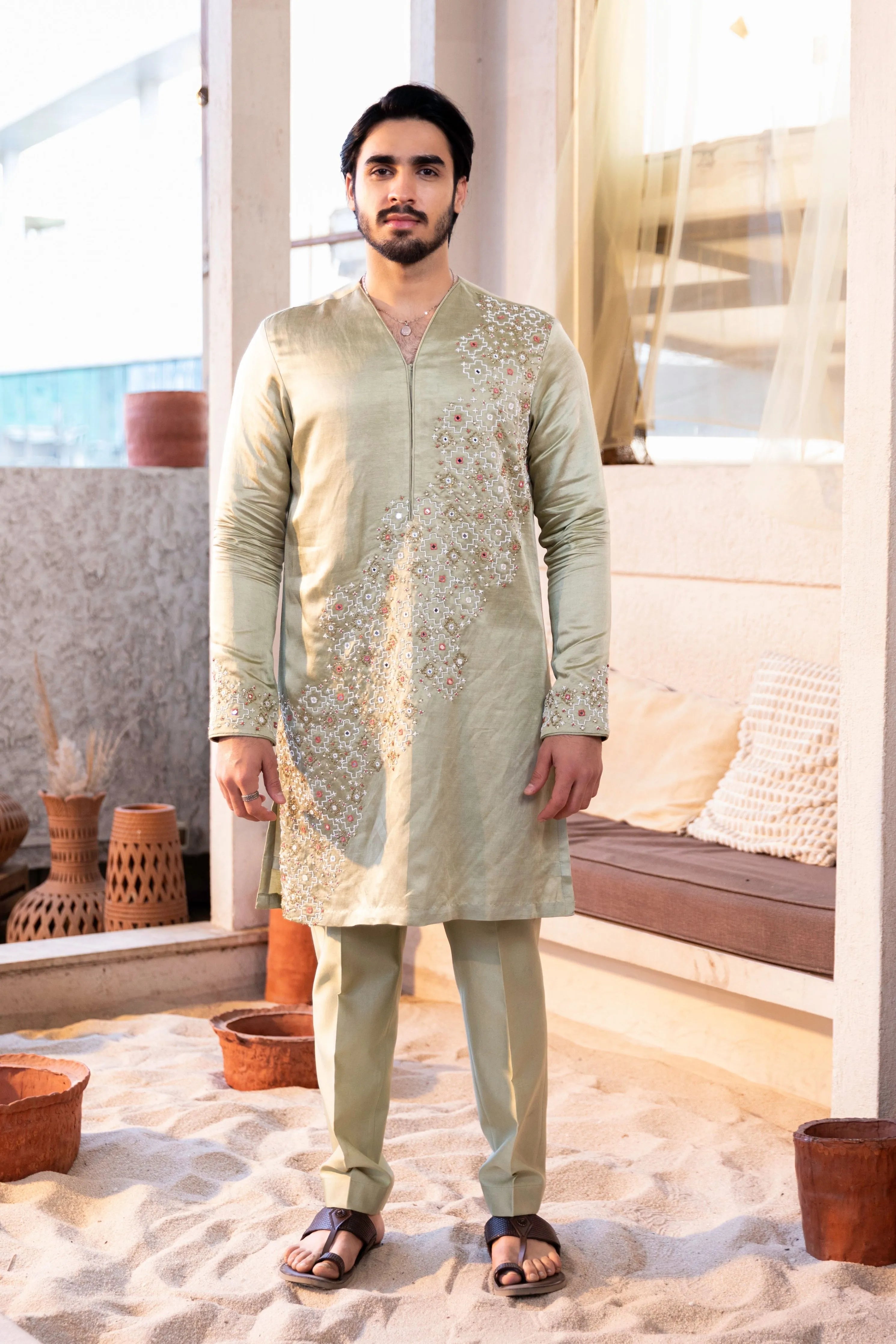 Star Cross Kurta Set