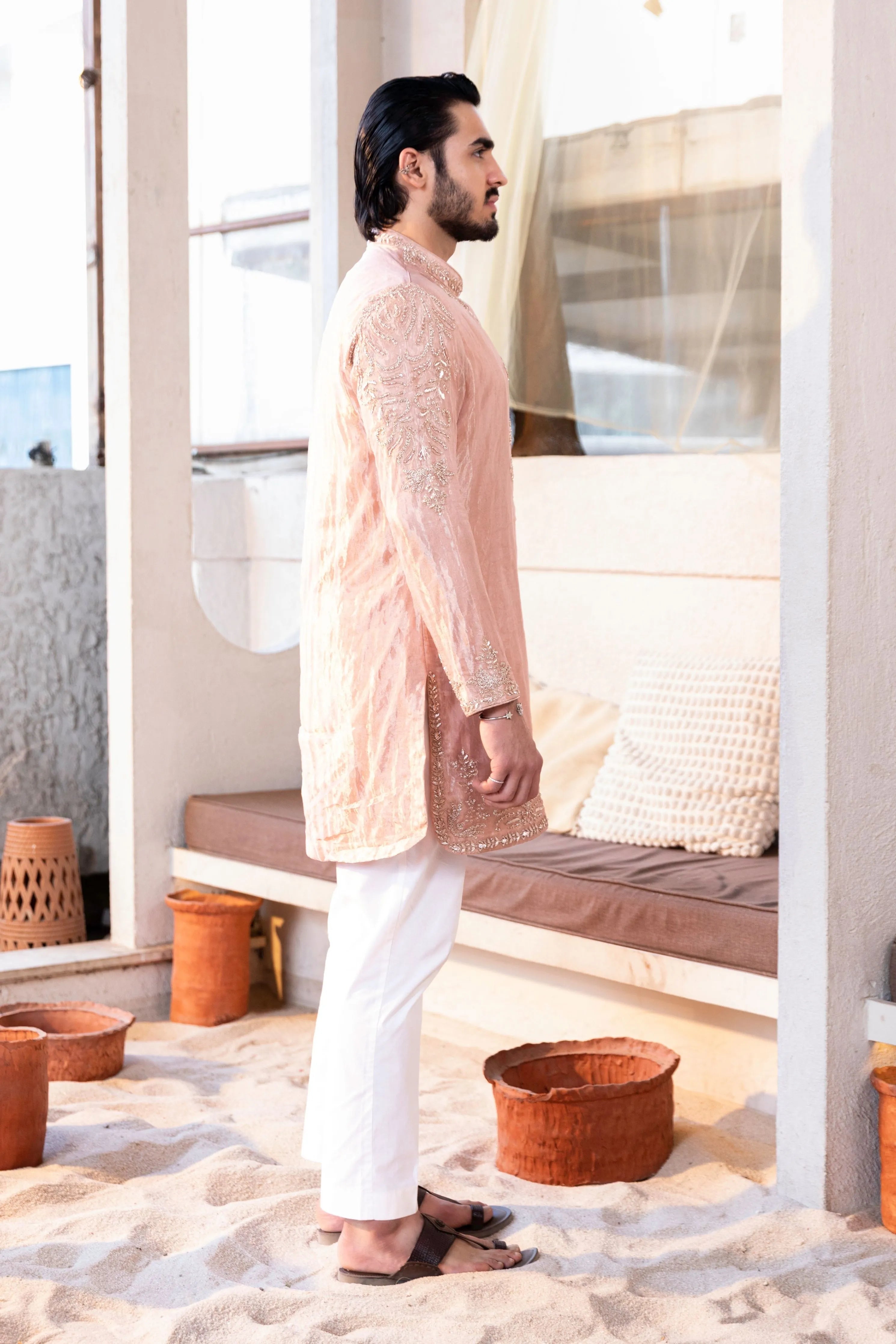 Tissue Maharaja Kurta Set