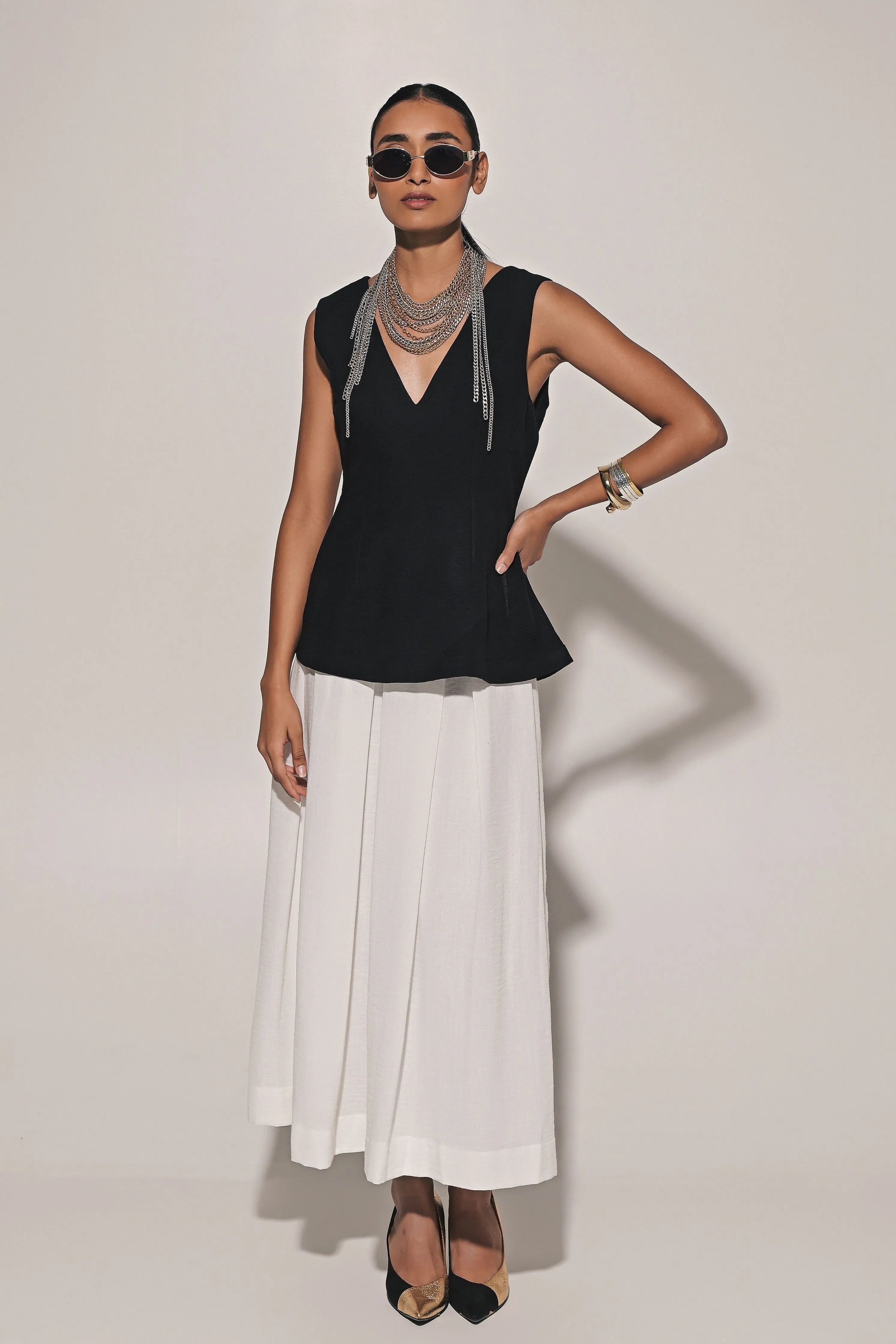 Elan Skirt With Sculpted Top