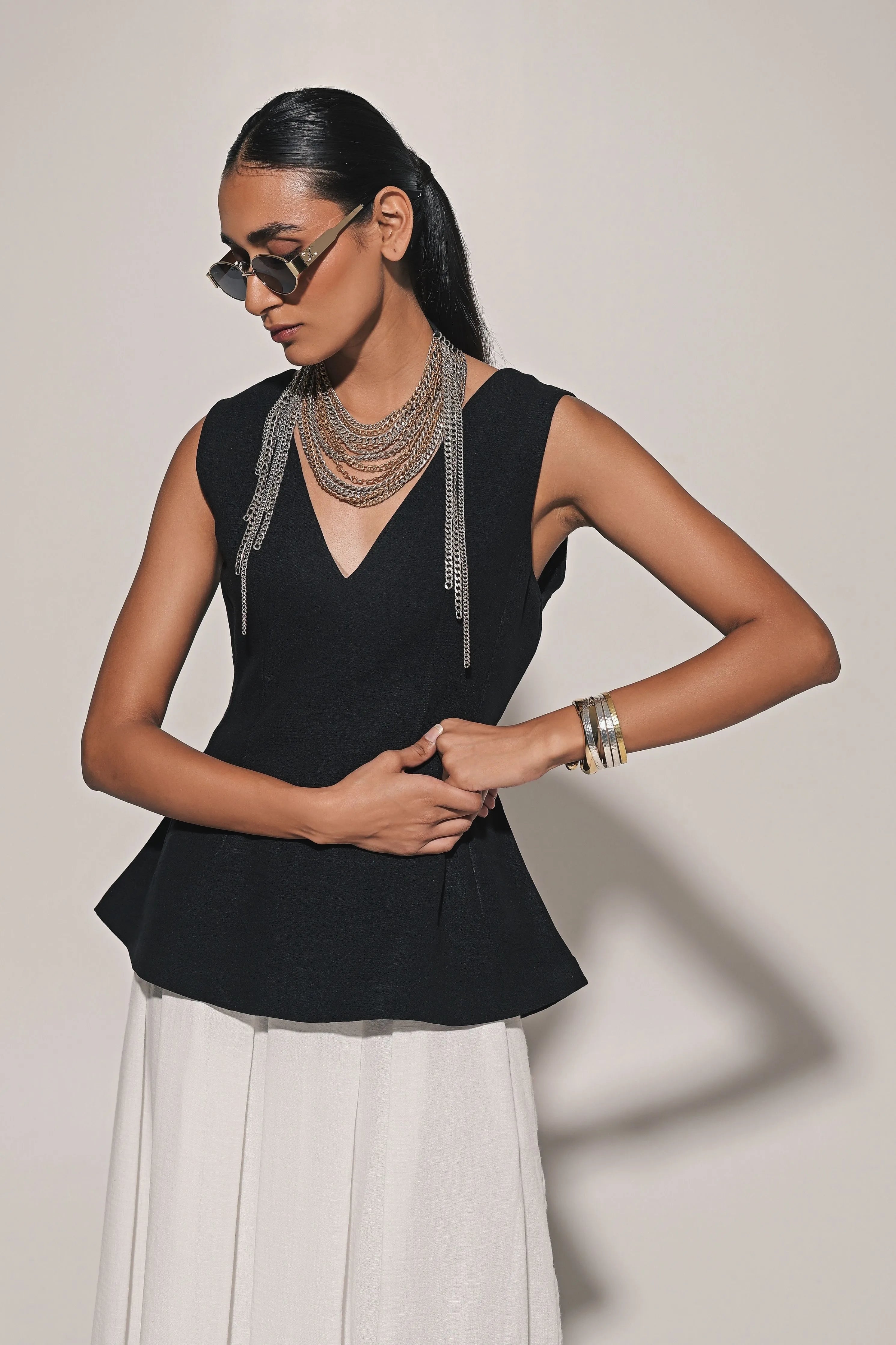 Elan Skirt With Sculpted Top