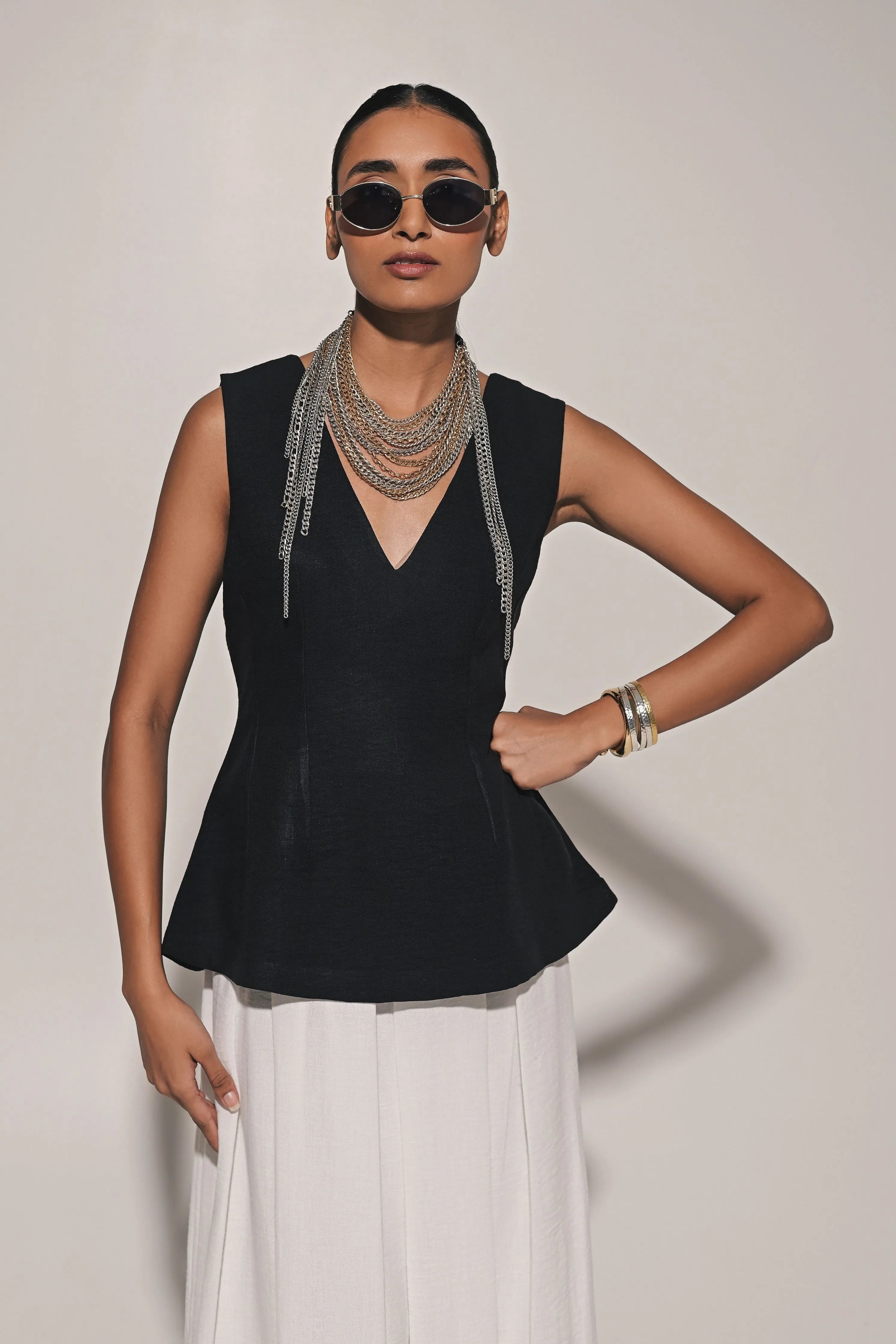Elan Skirt With Sculpted Top