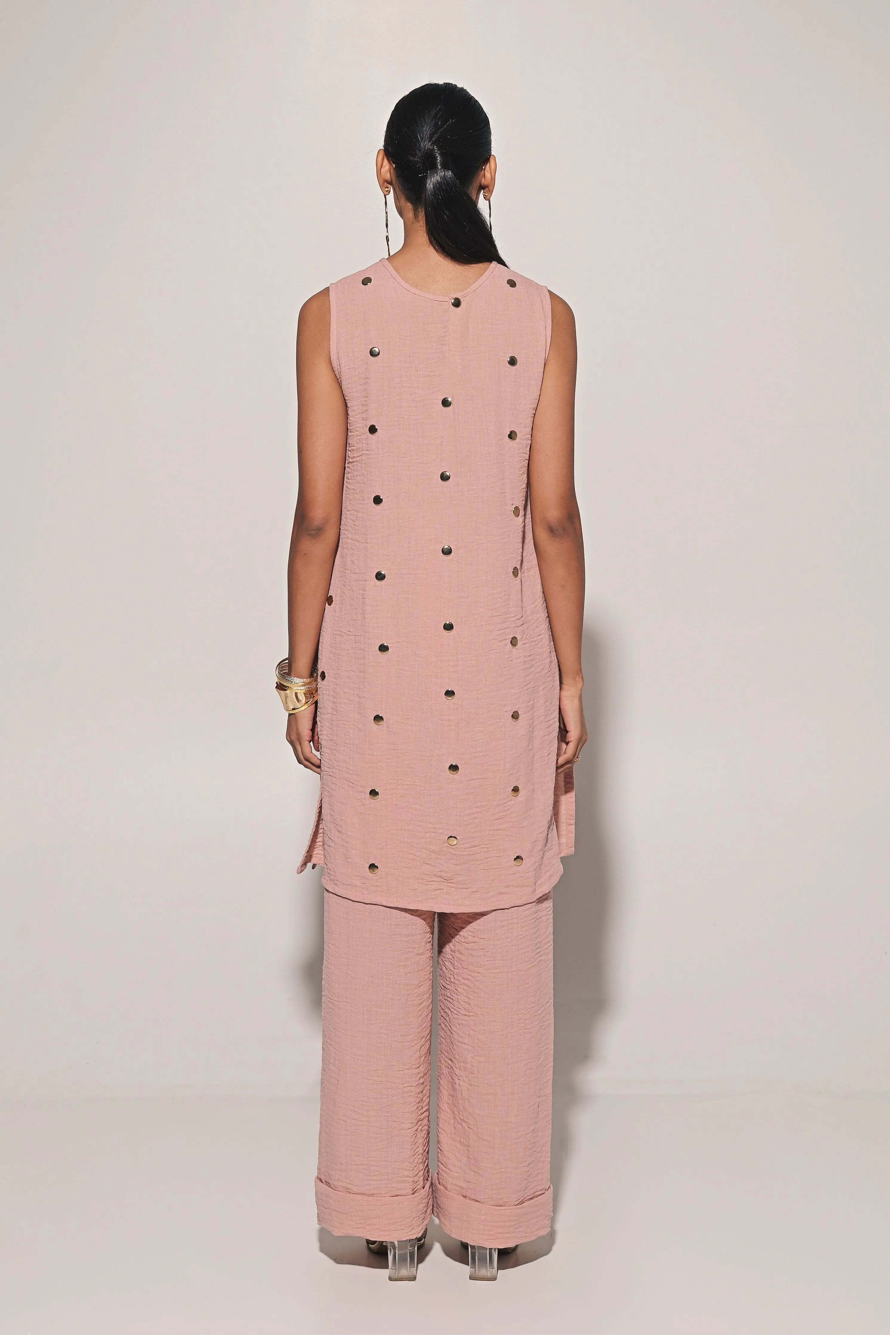 Kiyomi Blouse With Straight Pants