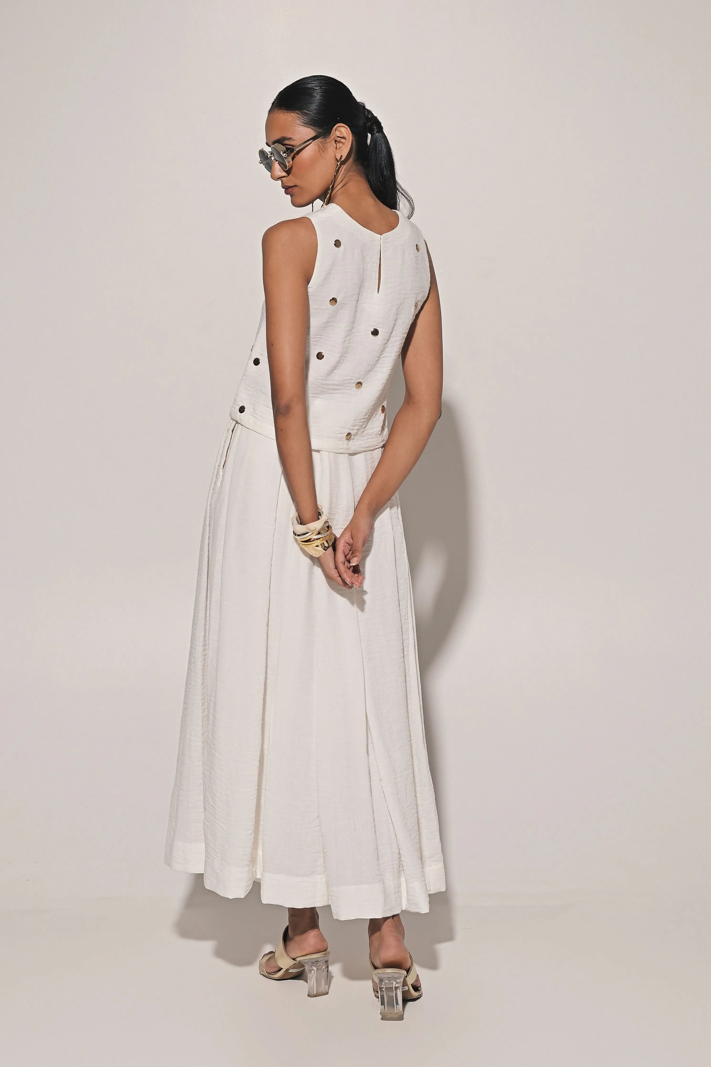 Hikari Top With Elan Skirt