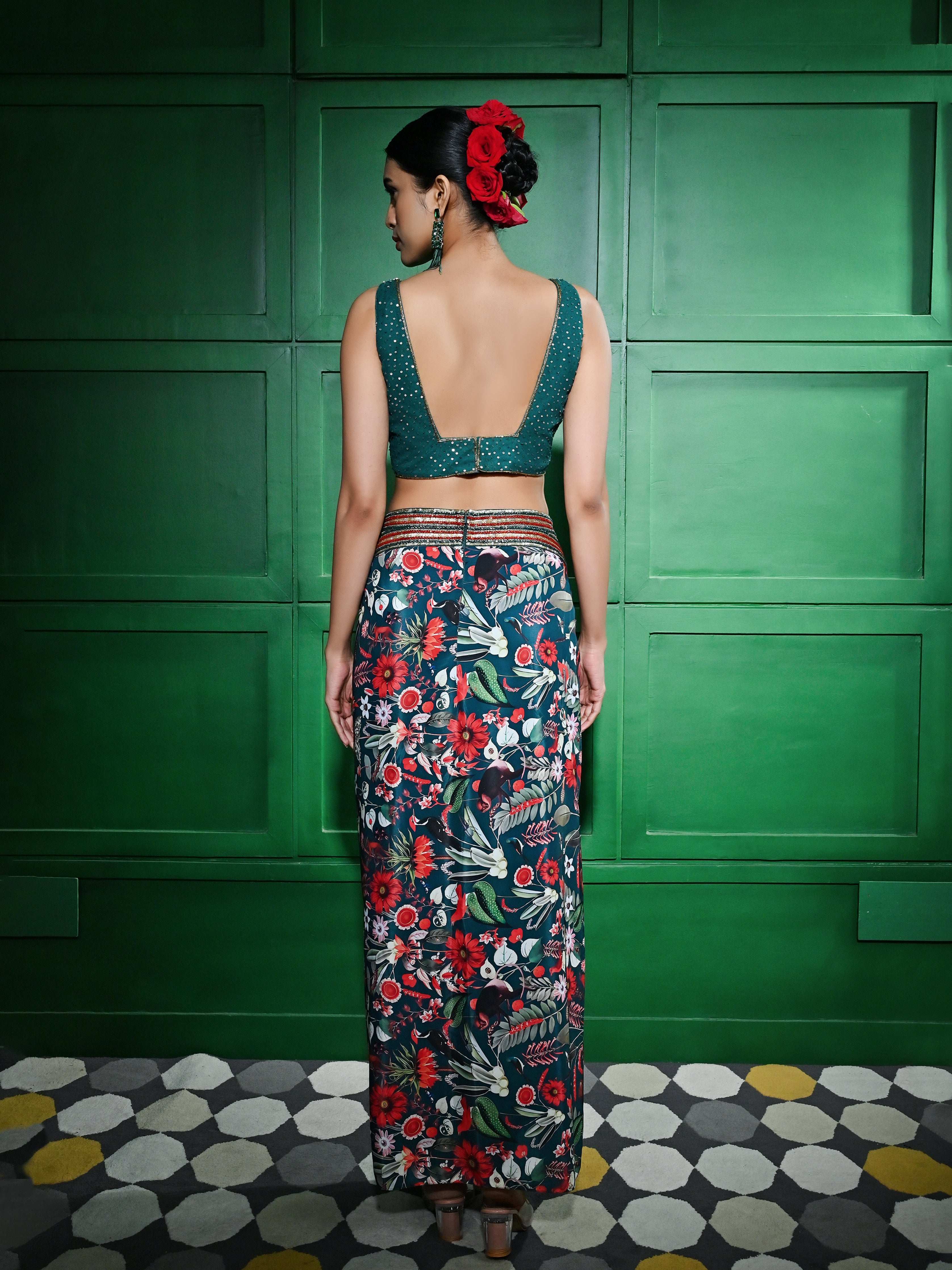 Green Cape Set