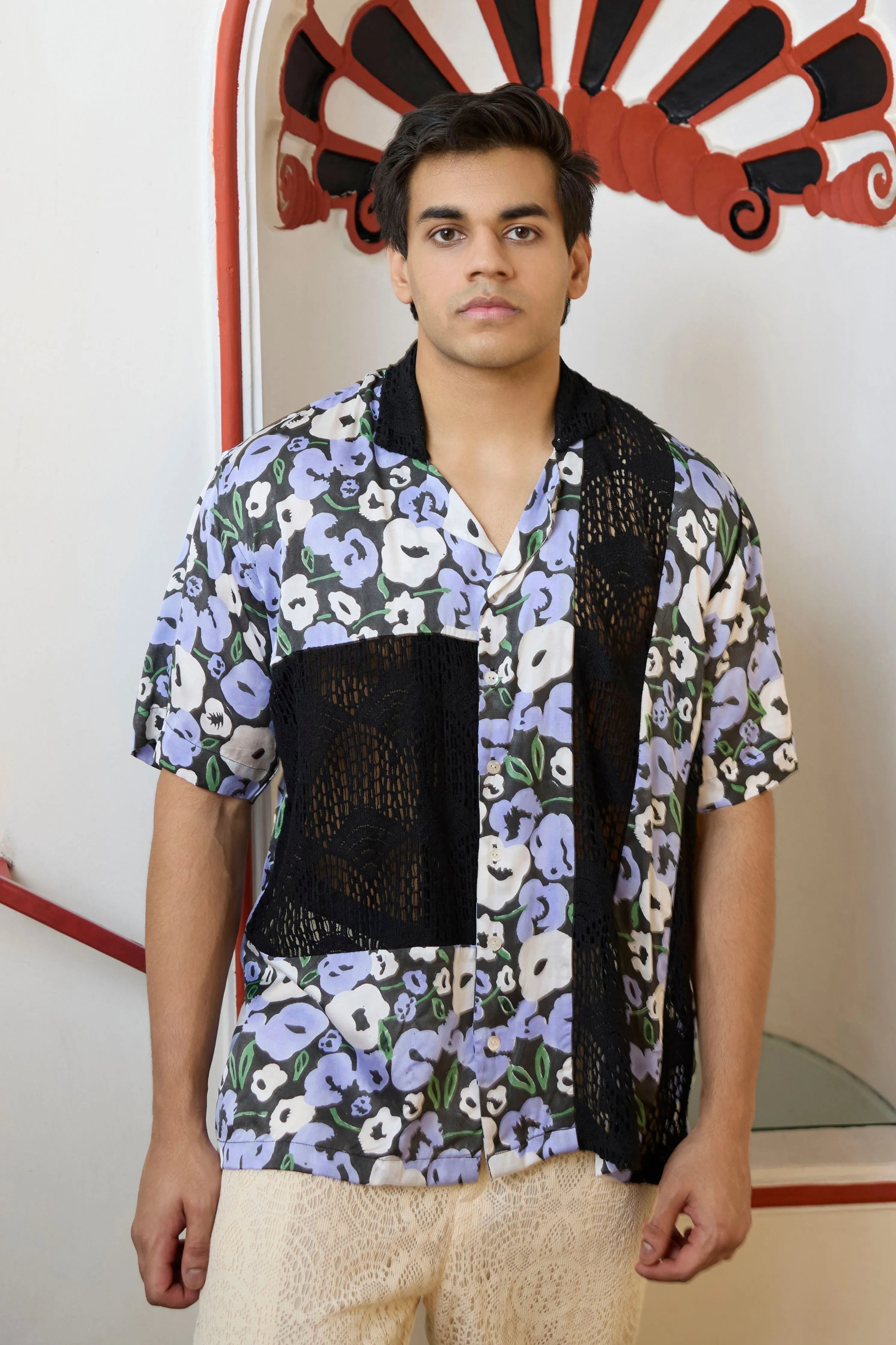 Moonflower Crochet Shirt