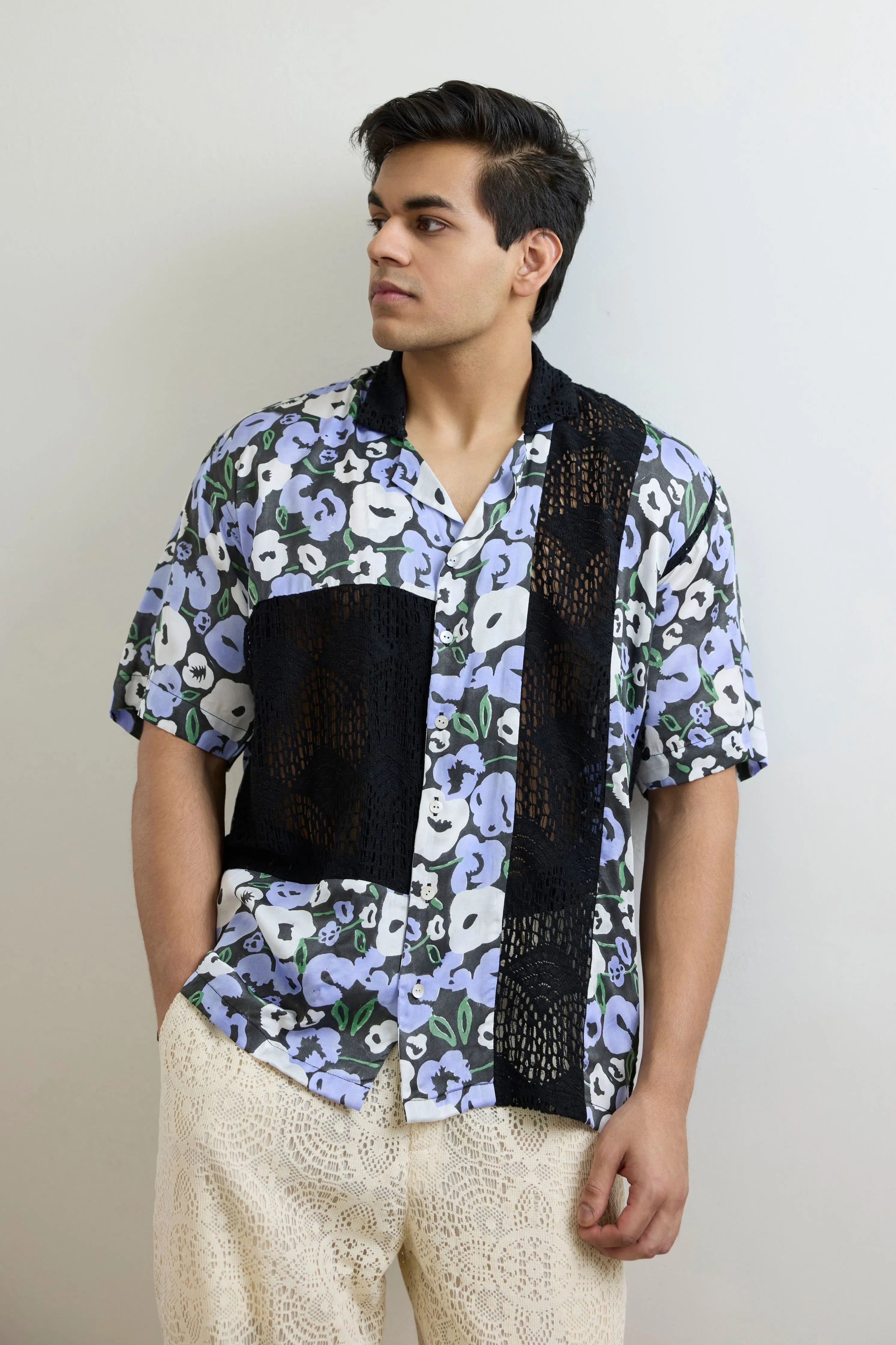 Moonflower Crochet Shirt