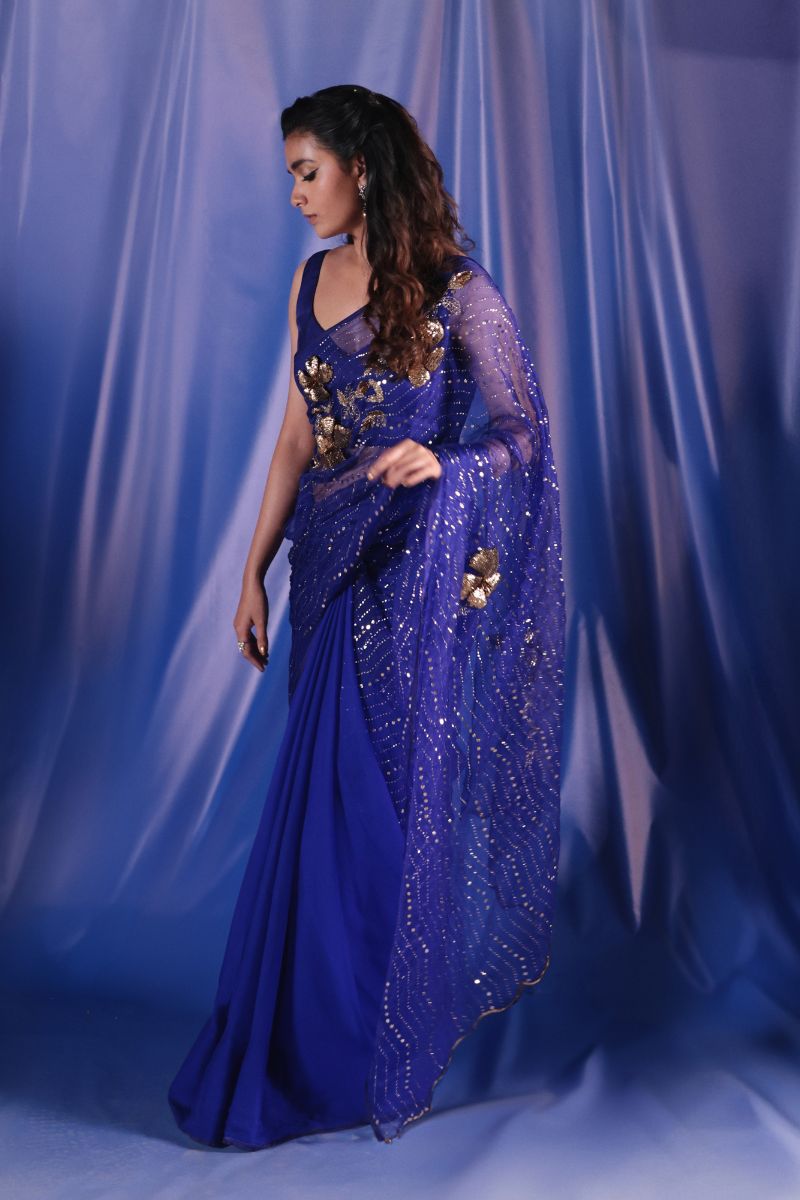 Keerthy Suresh in Custom Golden Vines