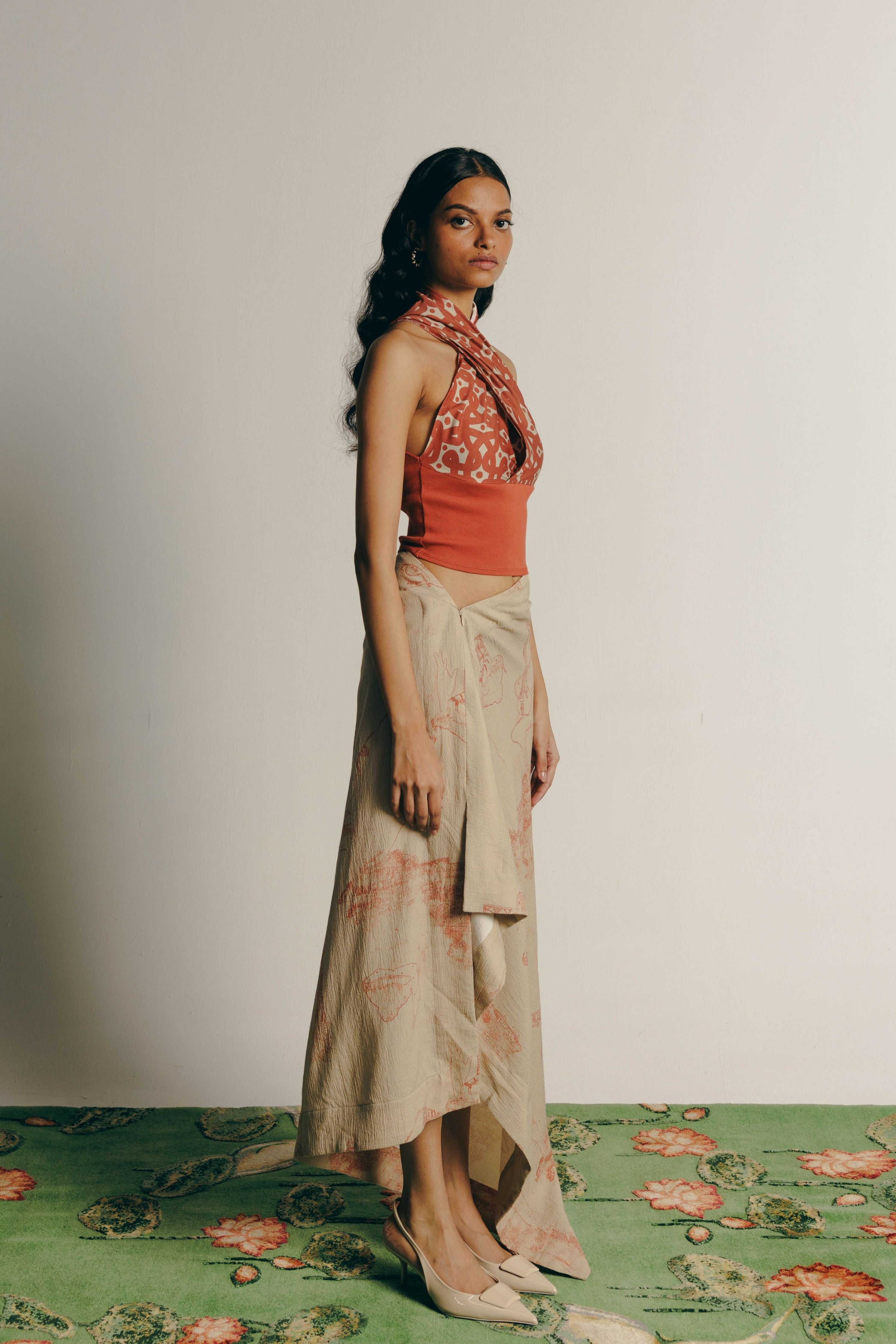 Kolam Cross Layer Top