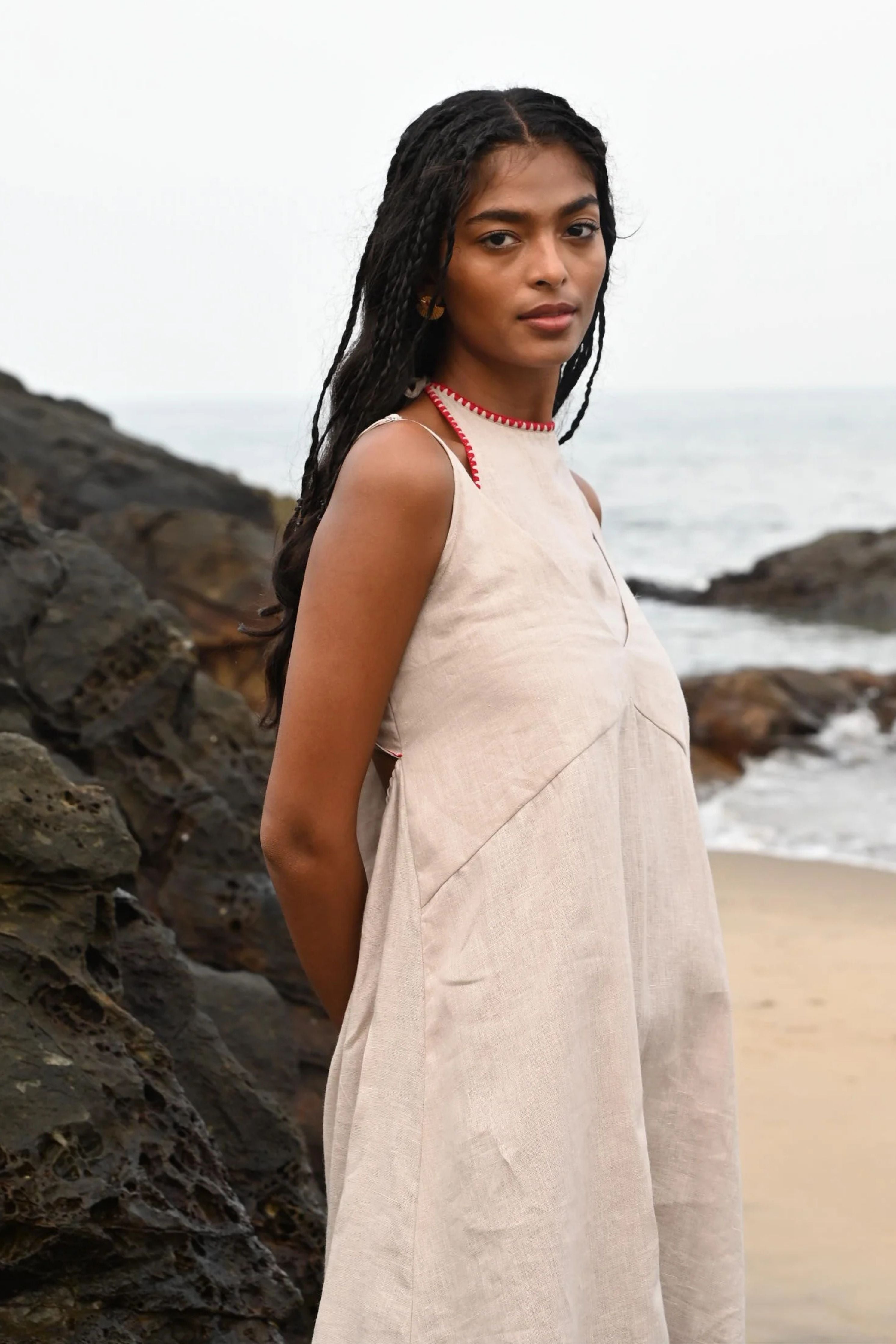 Zoe Tie- Up Dress