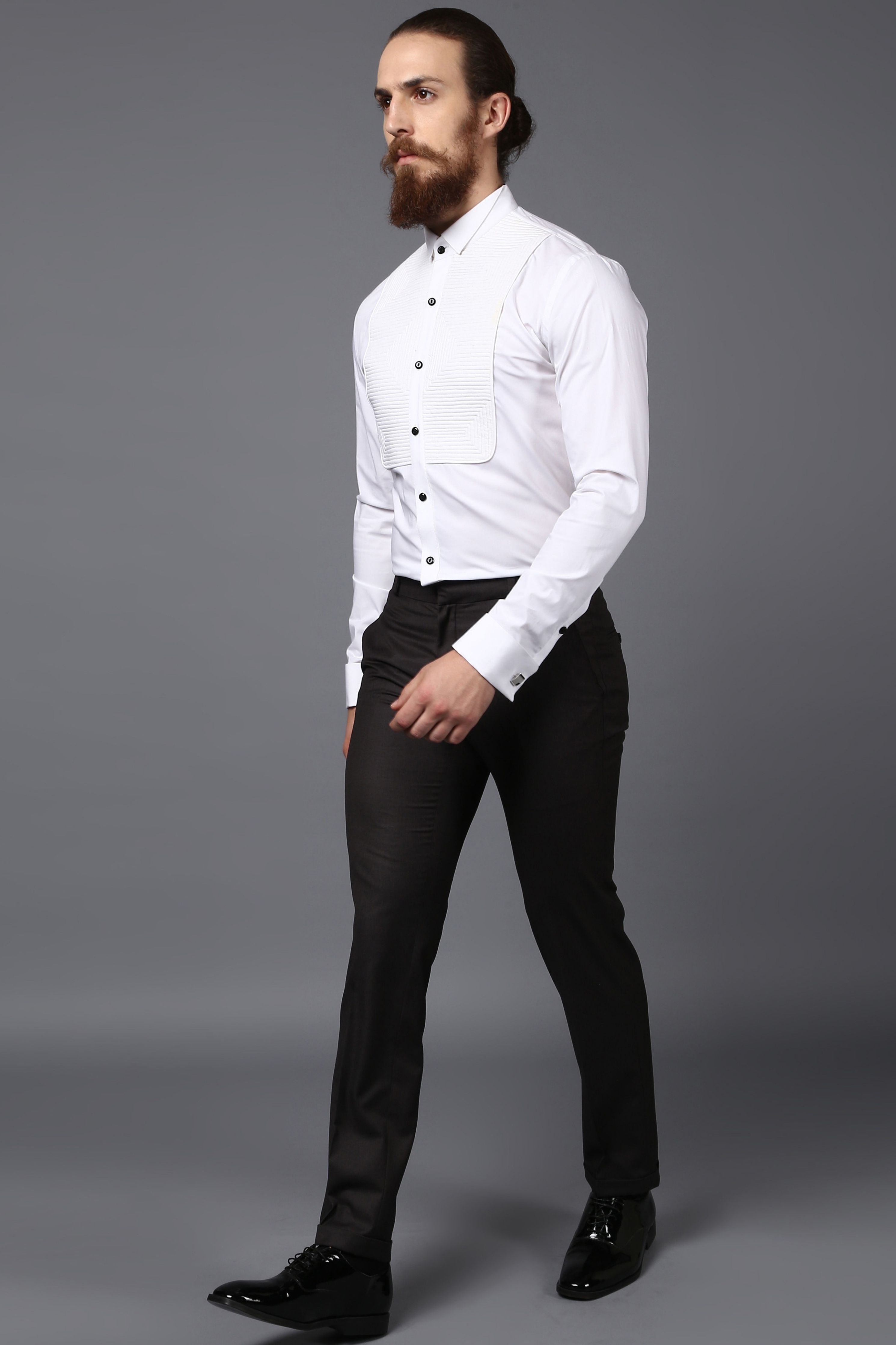 Linear Tuxedo Shirt