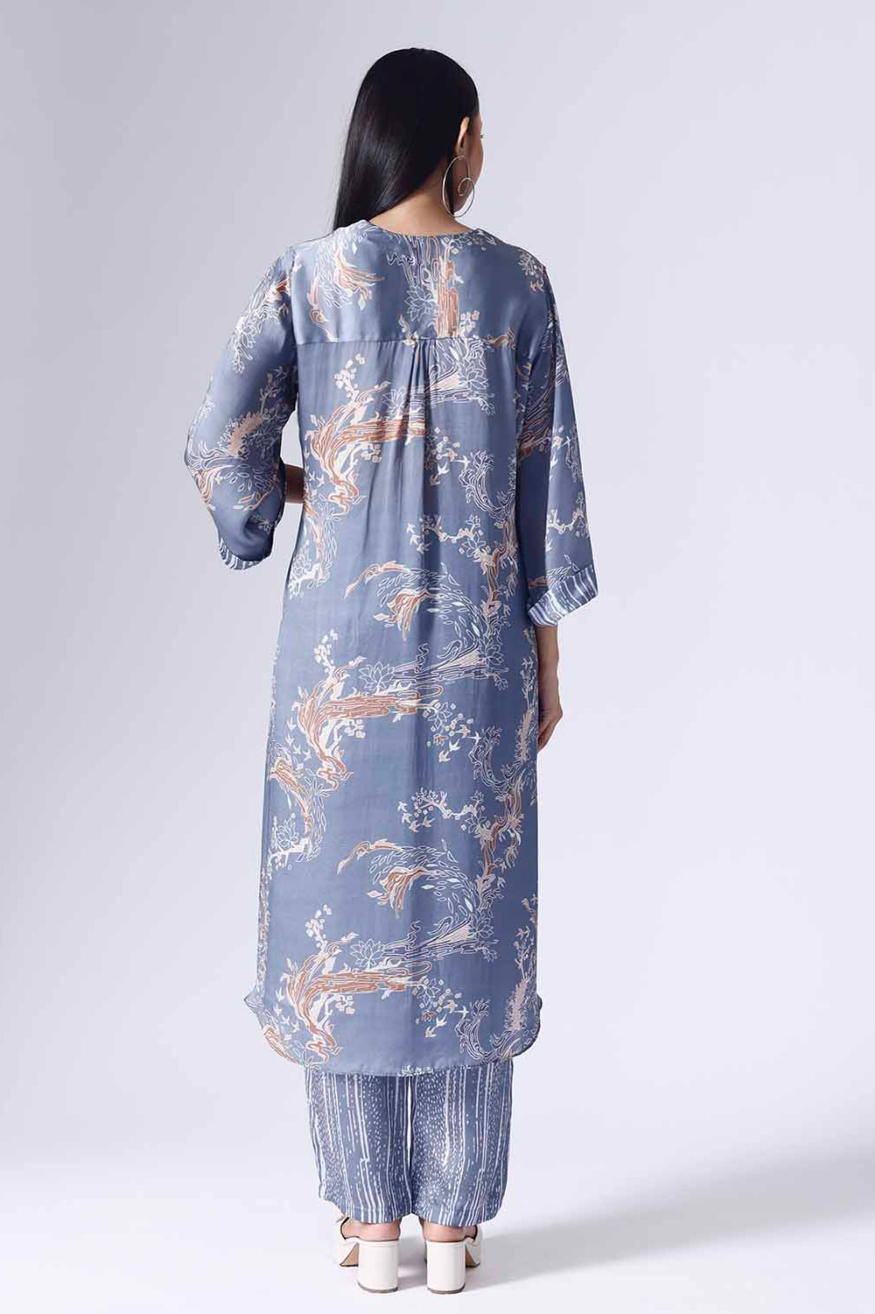 Lotus Blue Long Co-Ord Set