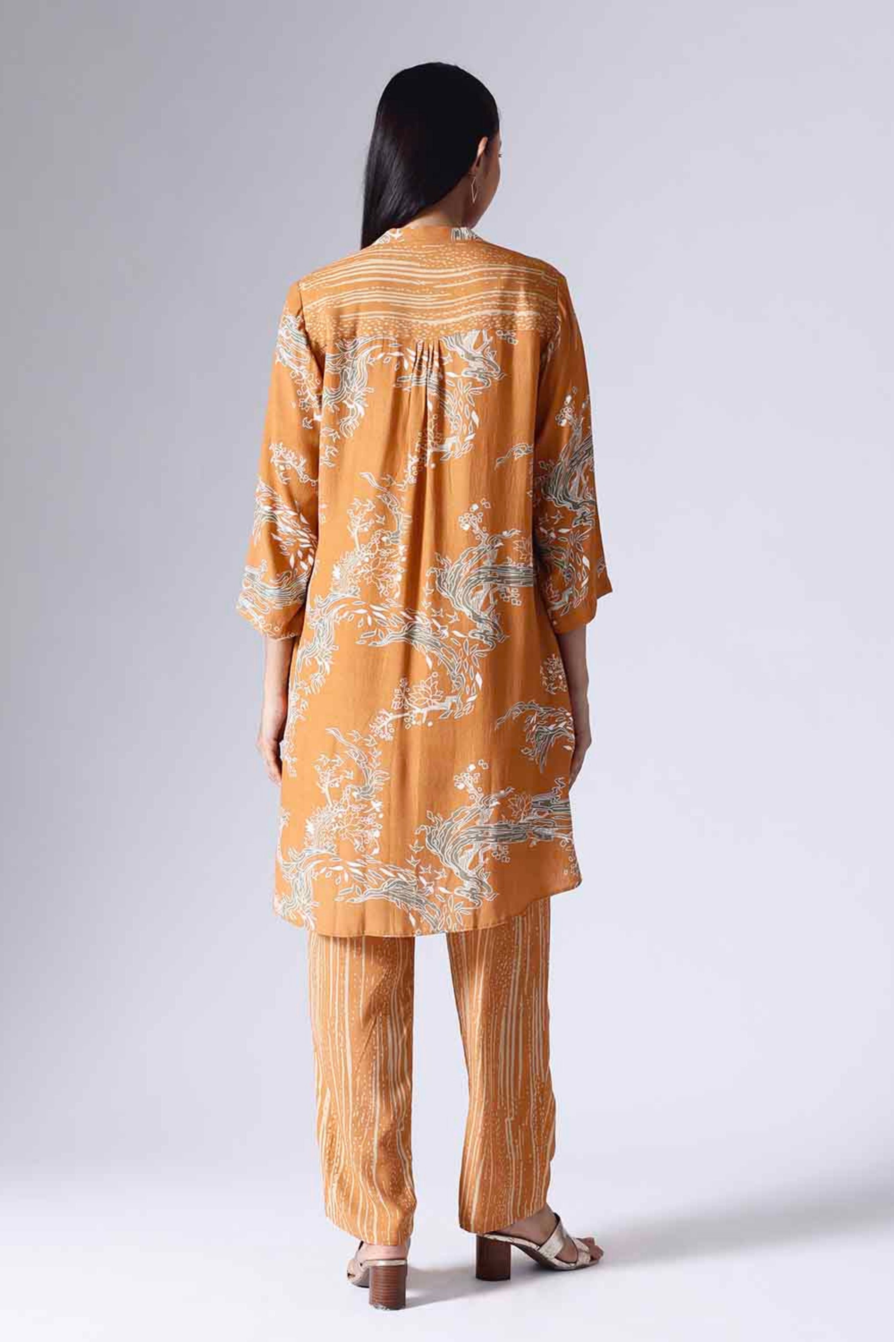 Lotus Knee Length Co-Ord Set