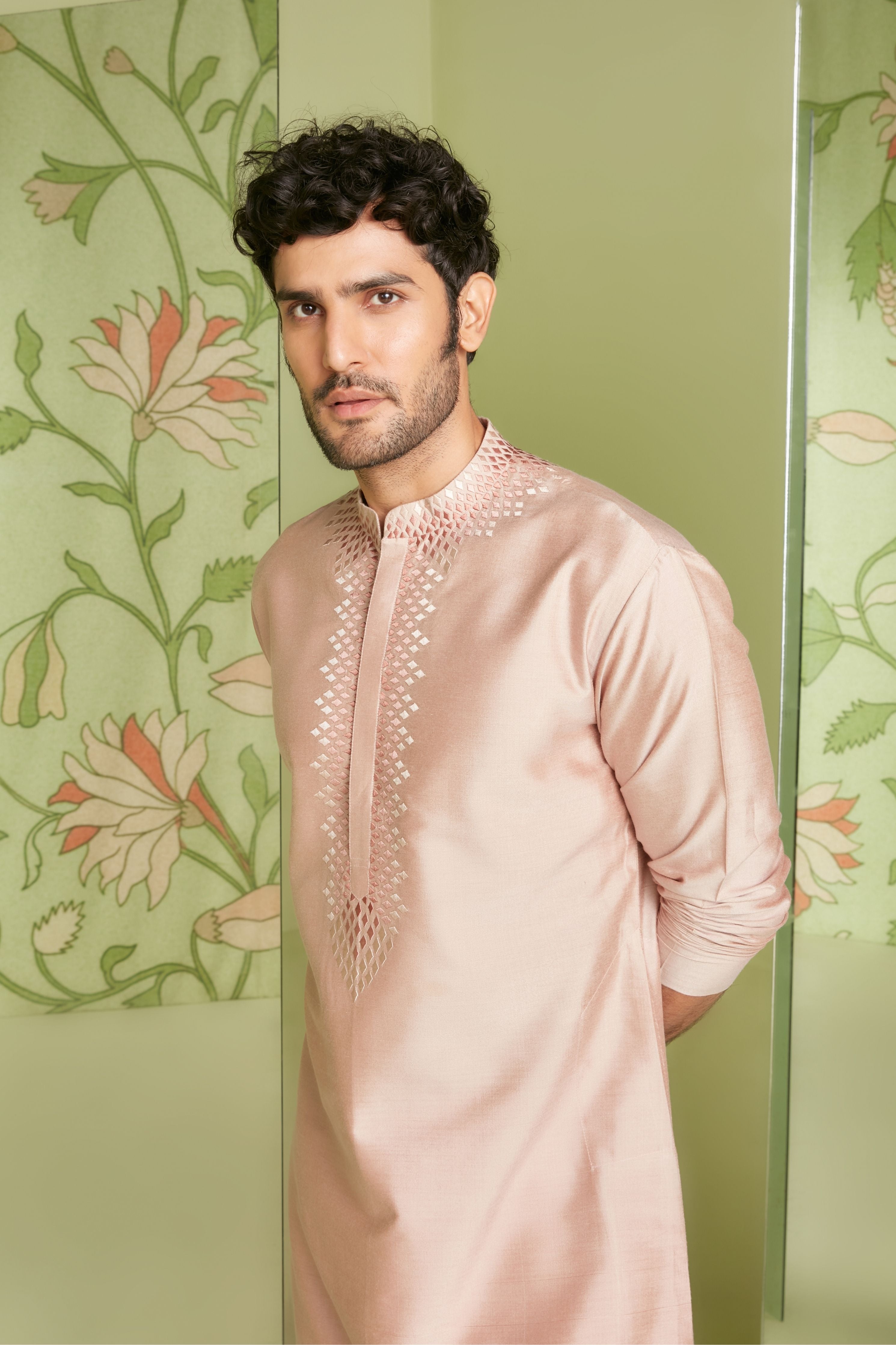 Old Rose Kurta Set