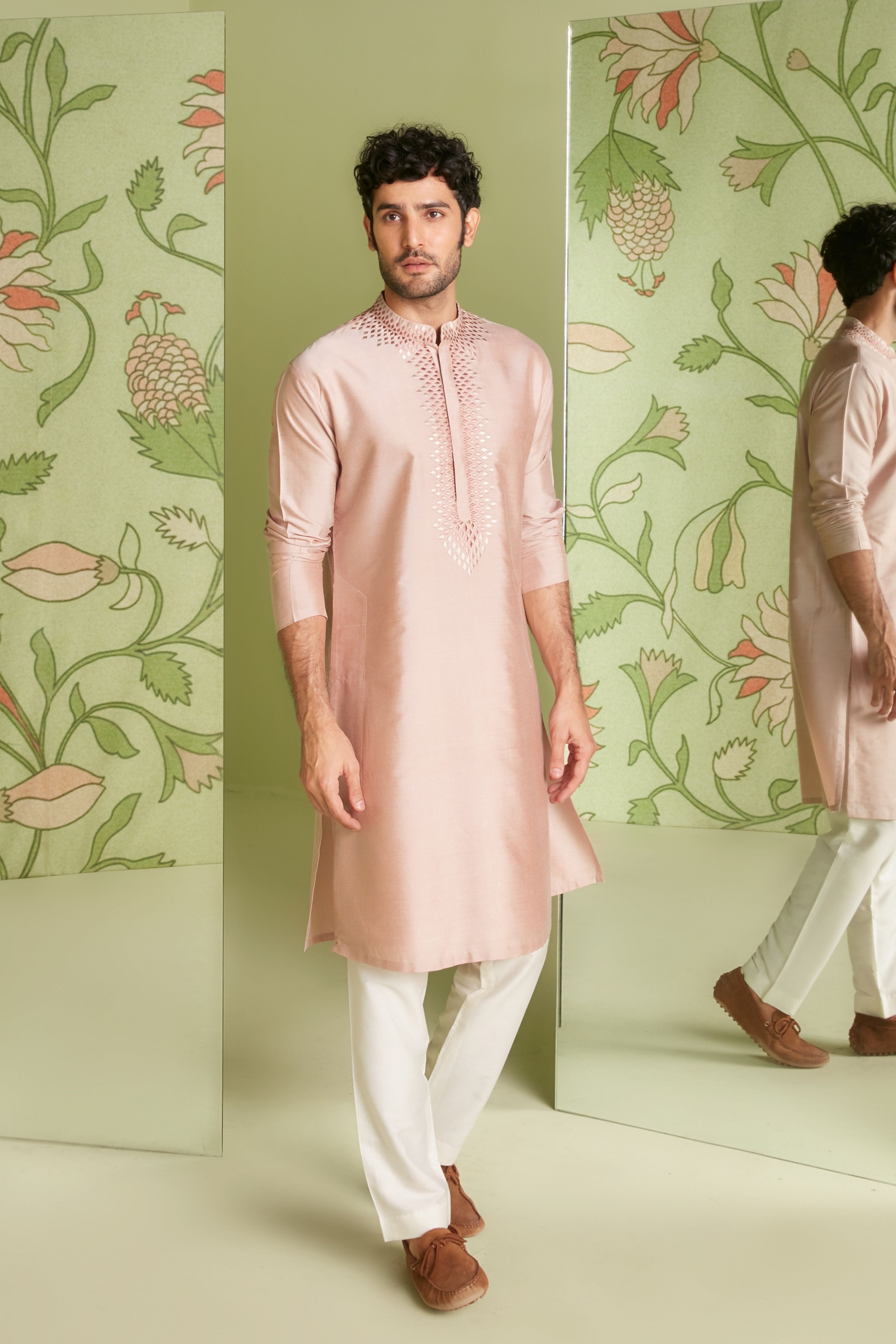 Old Rose Kurta Set