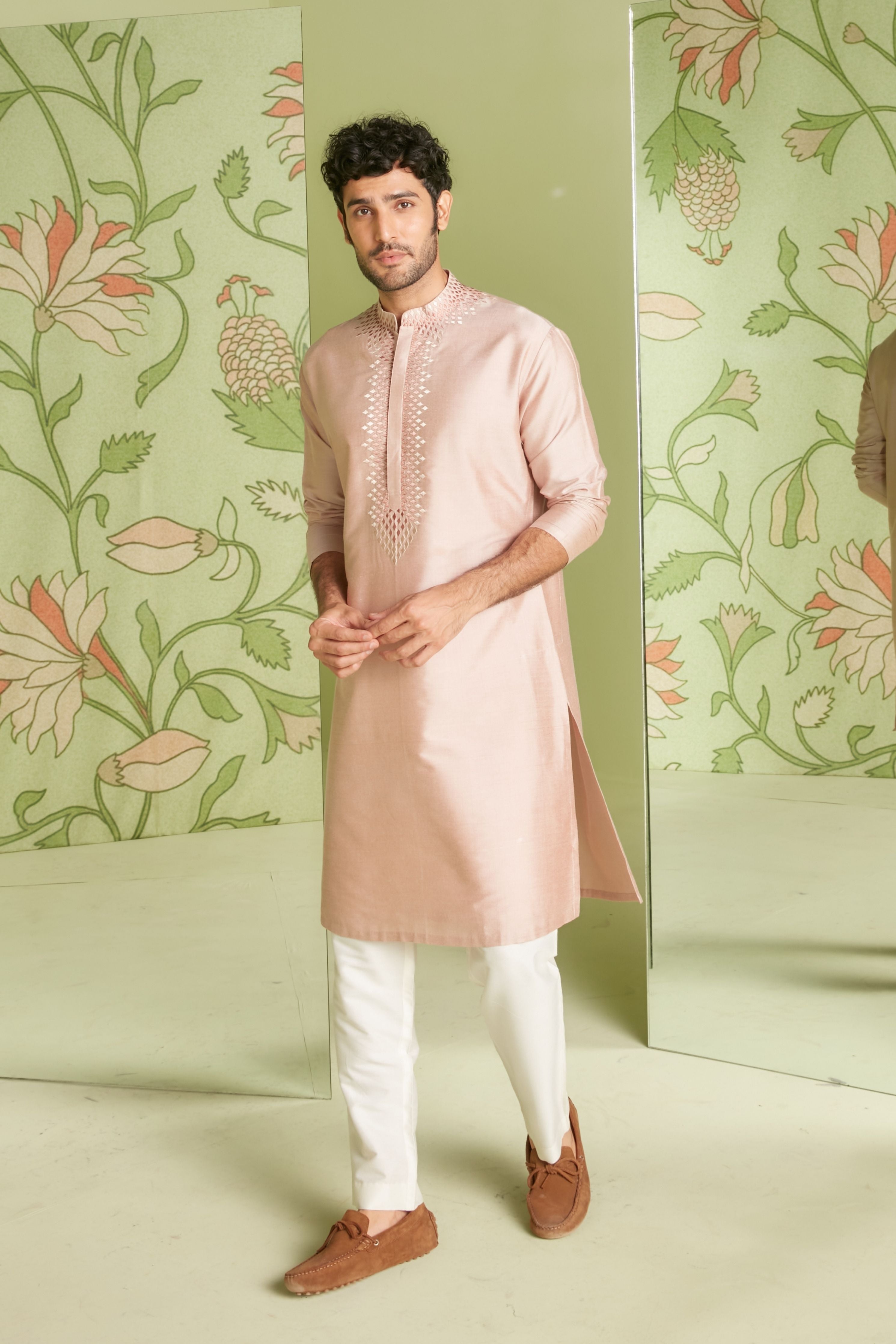 Old Rose Kurta Set
