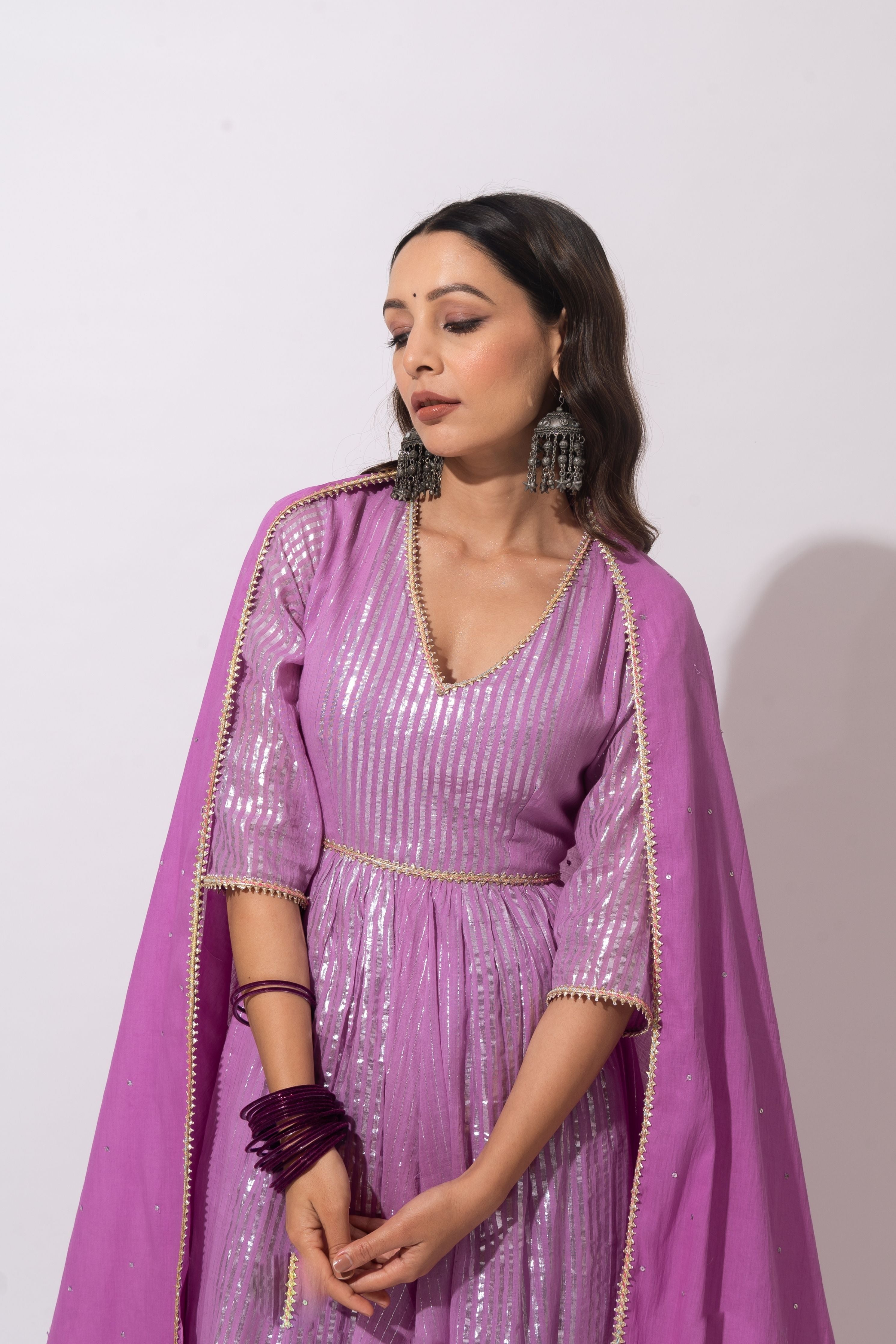 Lilac Kurta Set