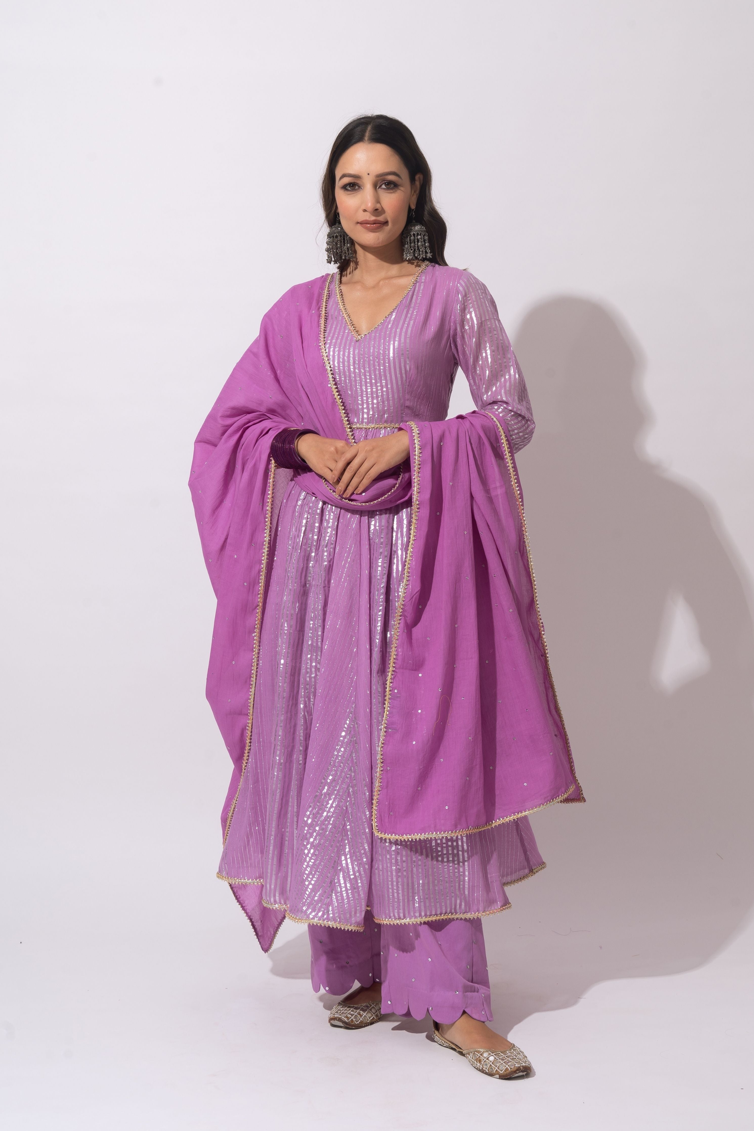 Lilac Kurta Set