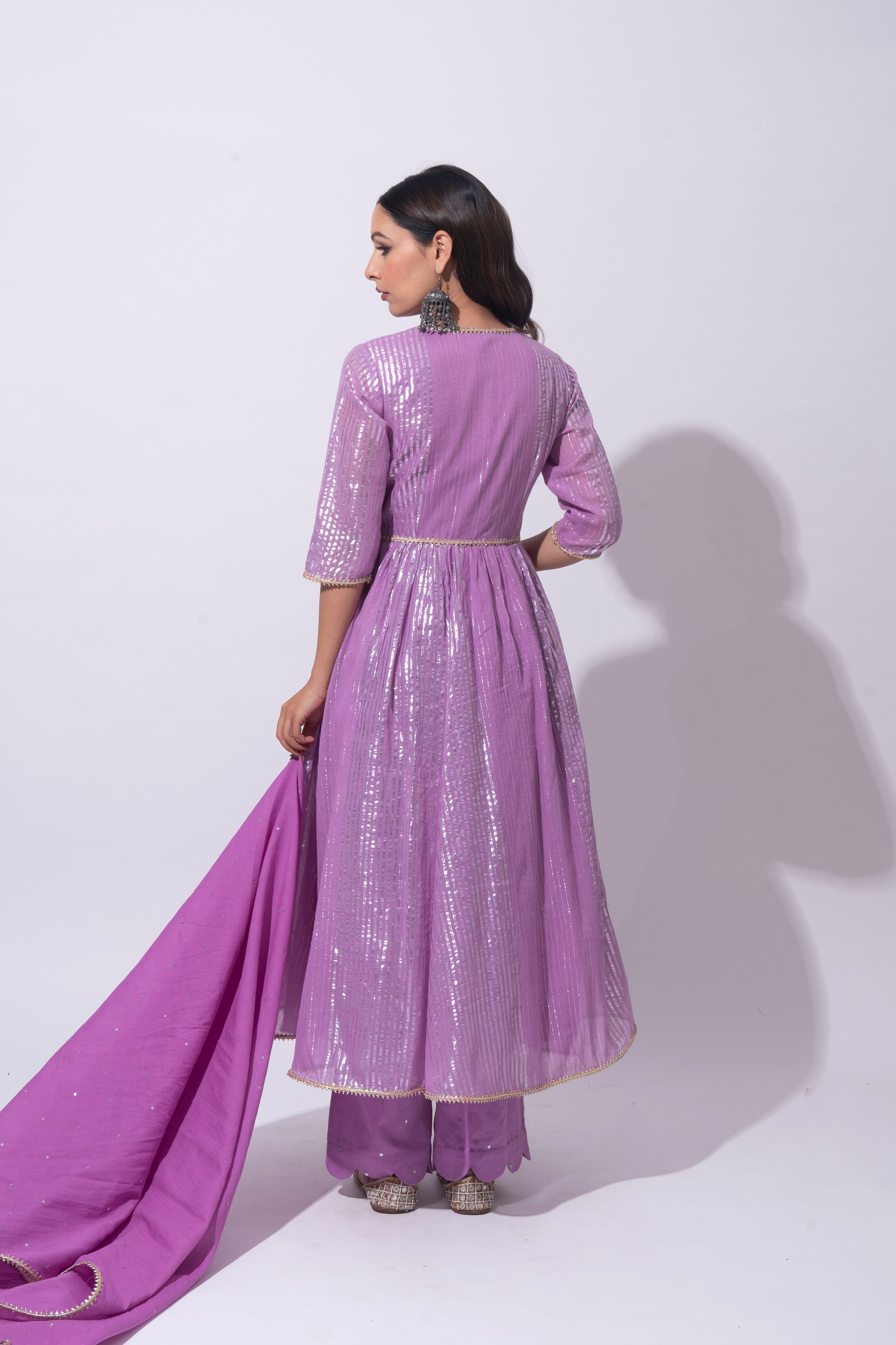 Lilac Kurta Set