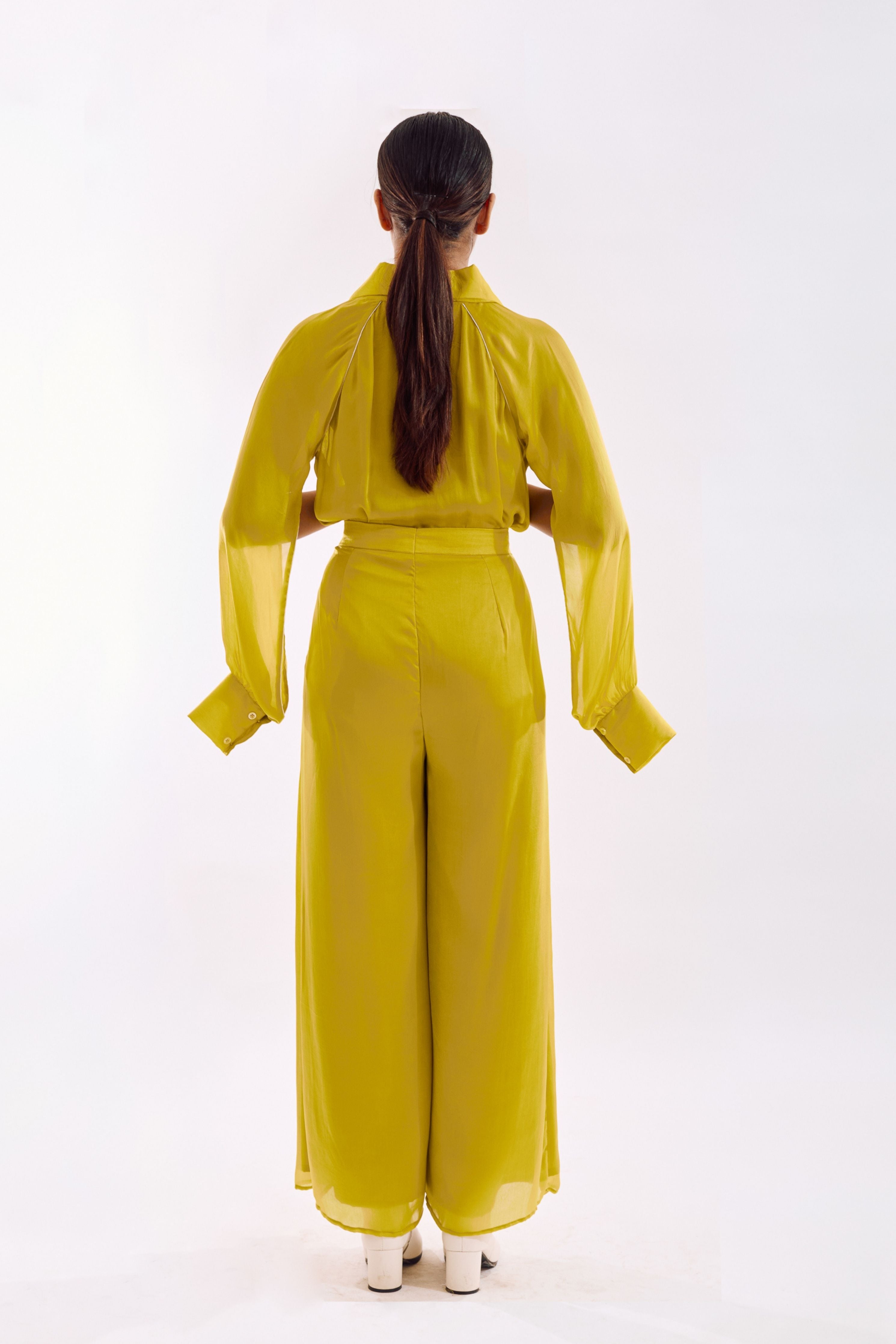 Lime Cape Co-Ord set