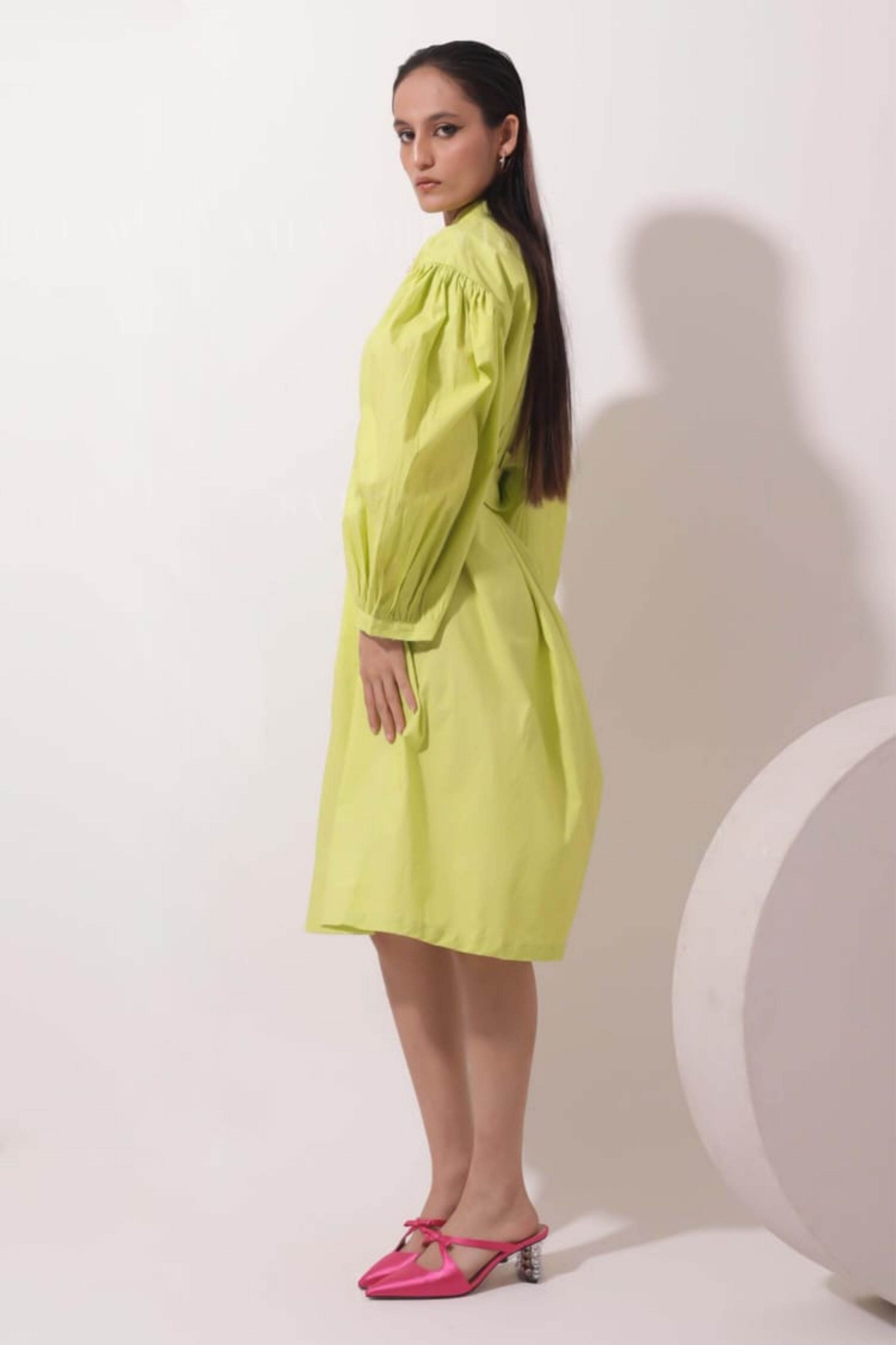 Lime Green Dress