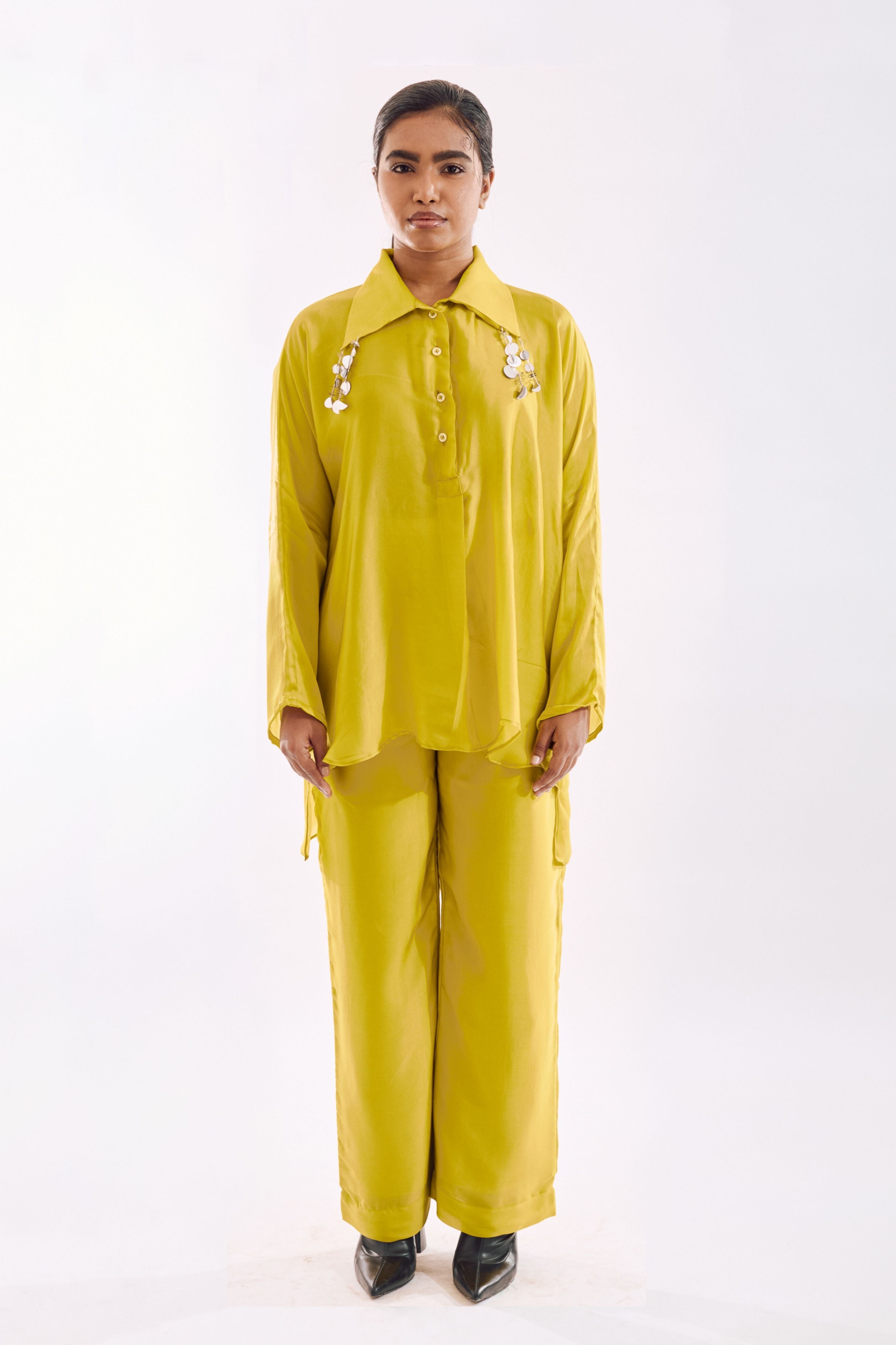 Lime Tassel Co-Ord set