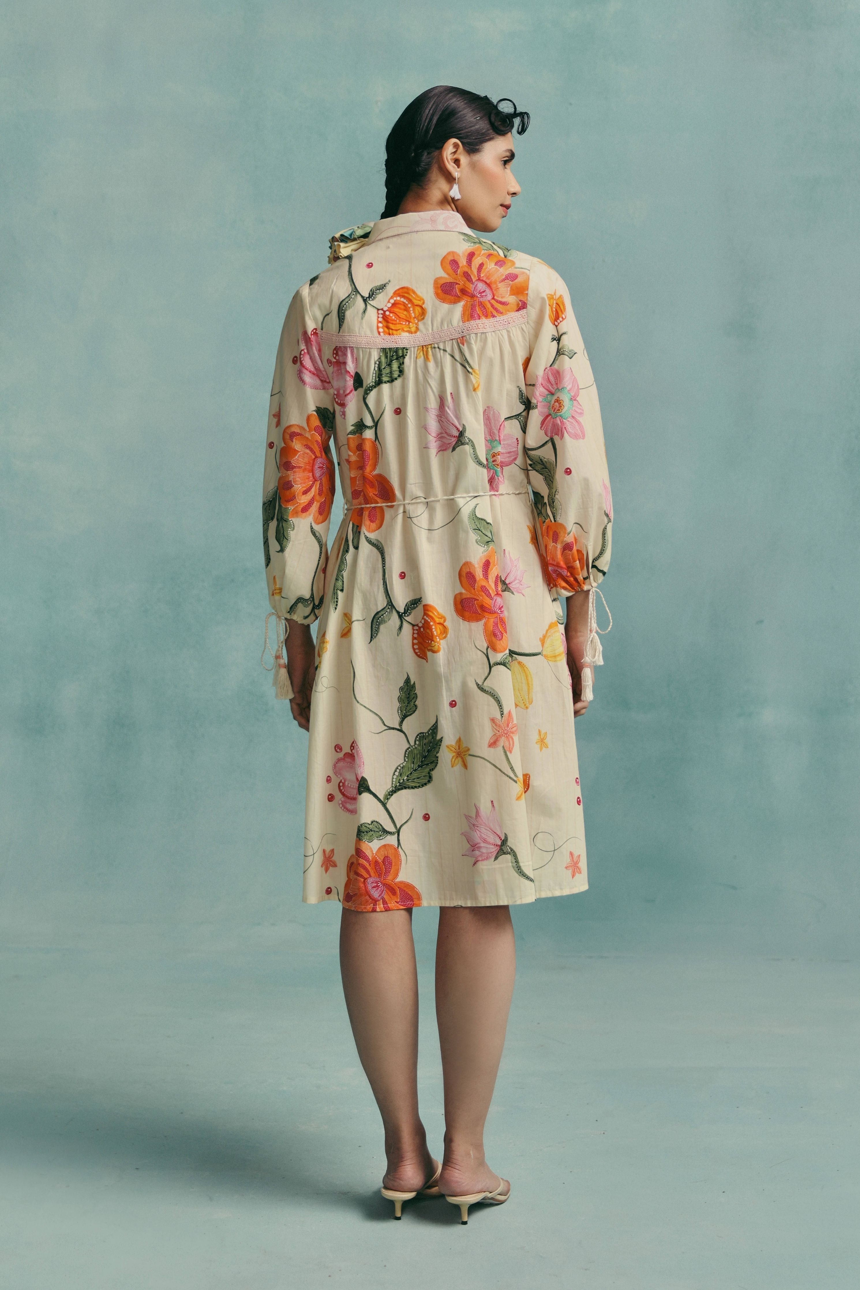 Dahlia Shirt Dress Ecru