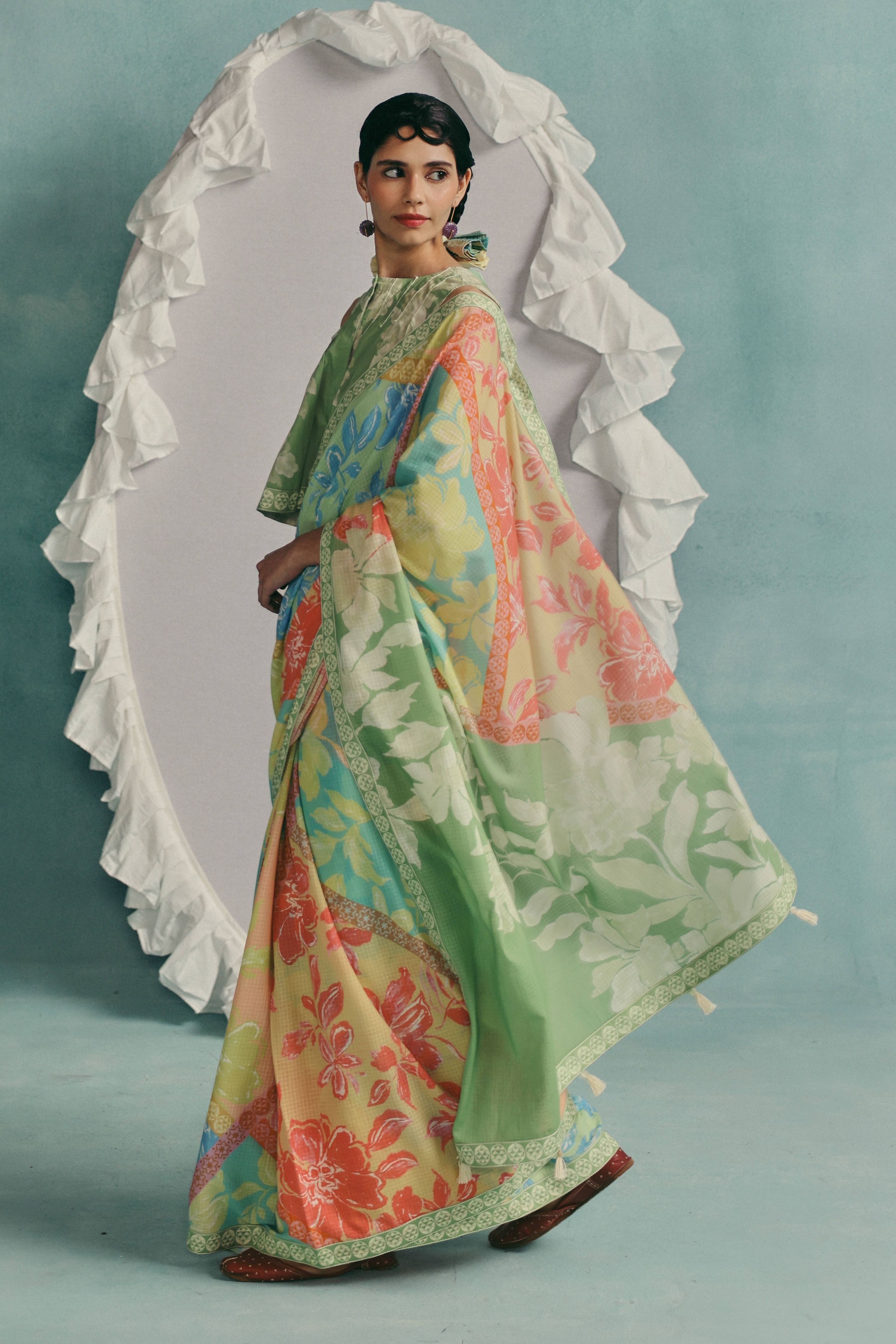Patchwork Saree
