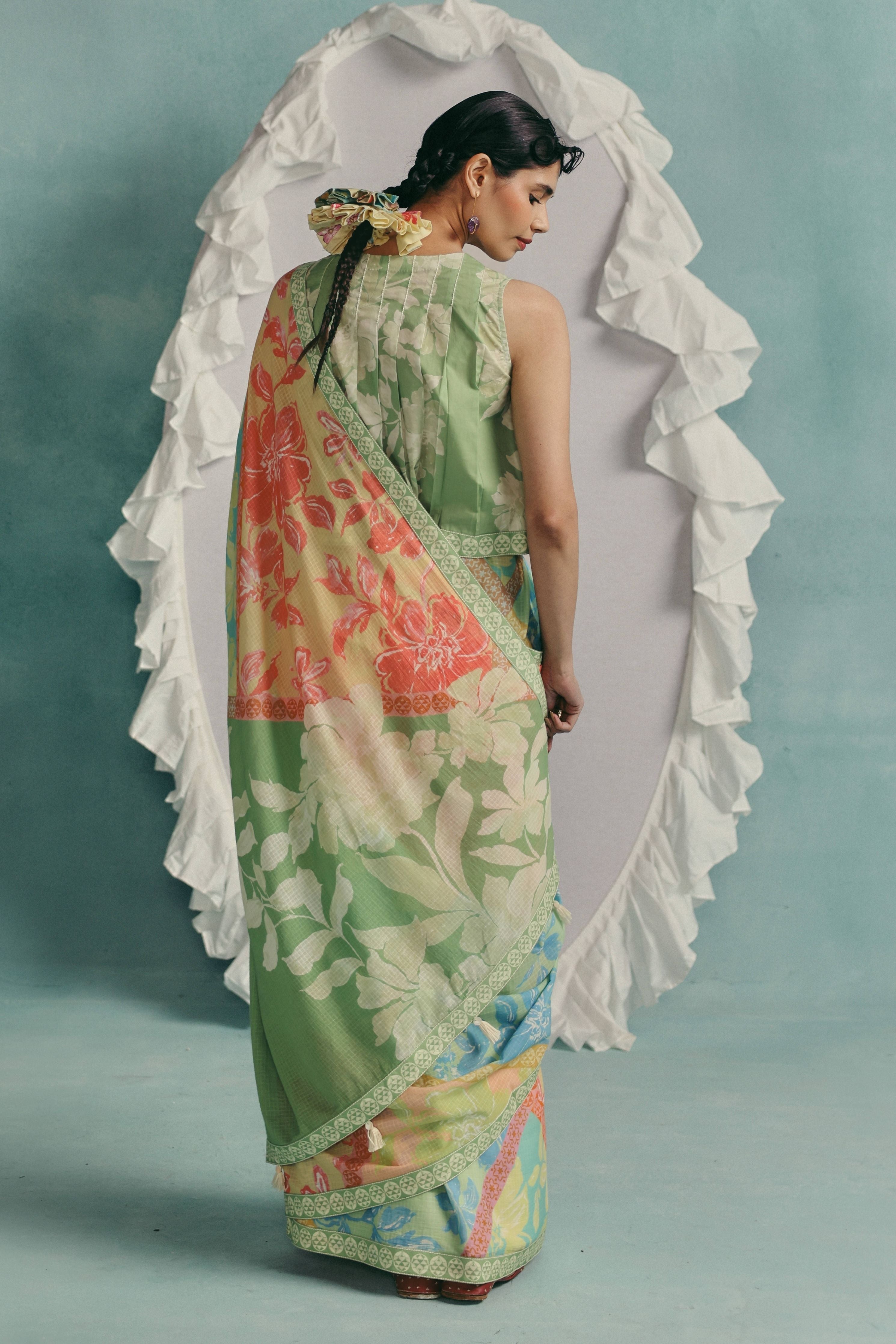 Patchwork Saree